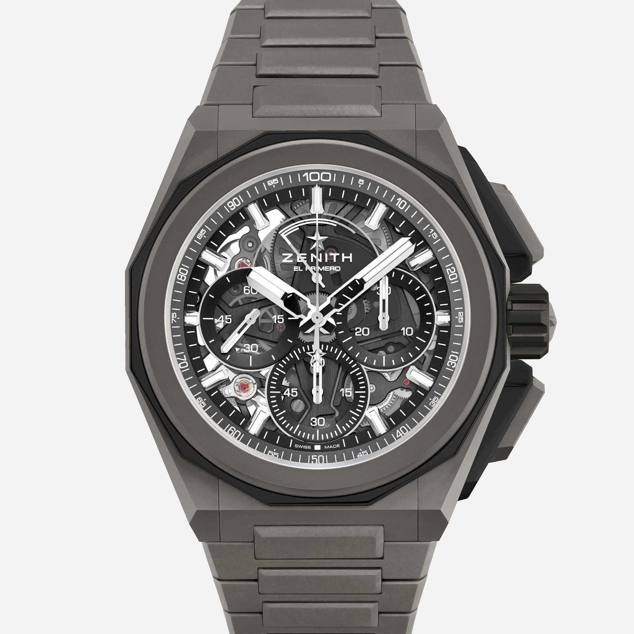 ZenithDefy Extreme Chronograph With Black Dial In Titanium