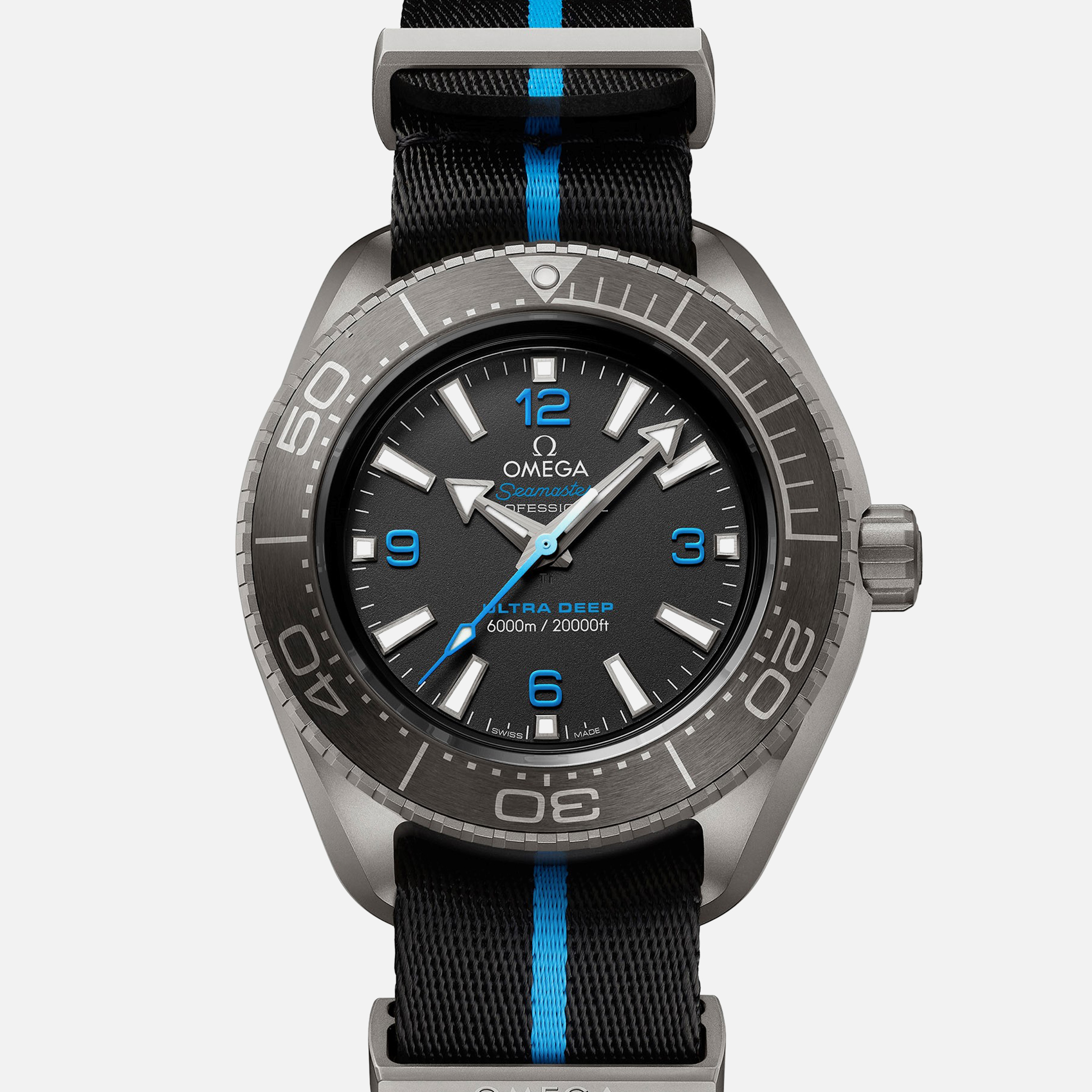 OMEGASeamaster Planet Ocean Ultra Deep Professional 6000M Co-Axial Master Chronometer 45.5mm Titanium