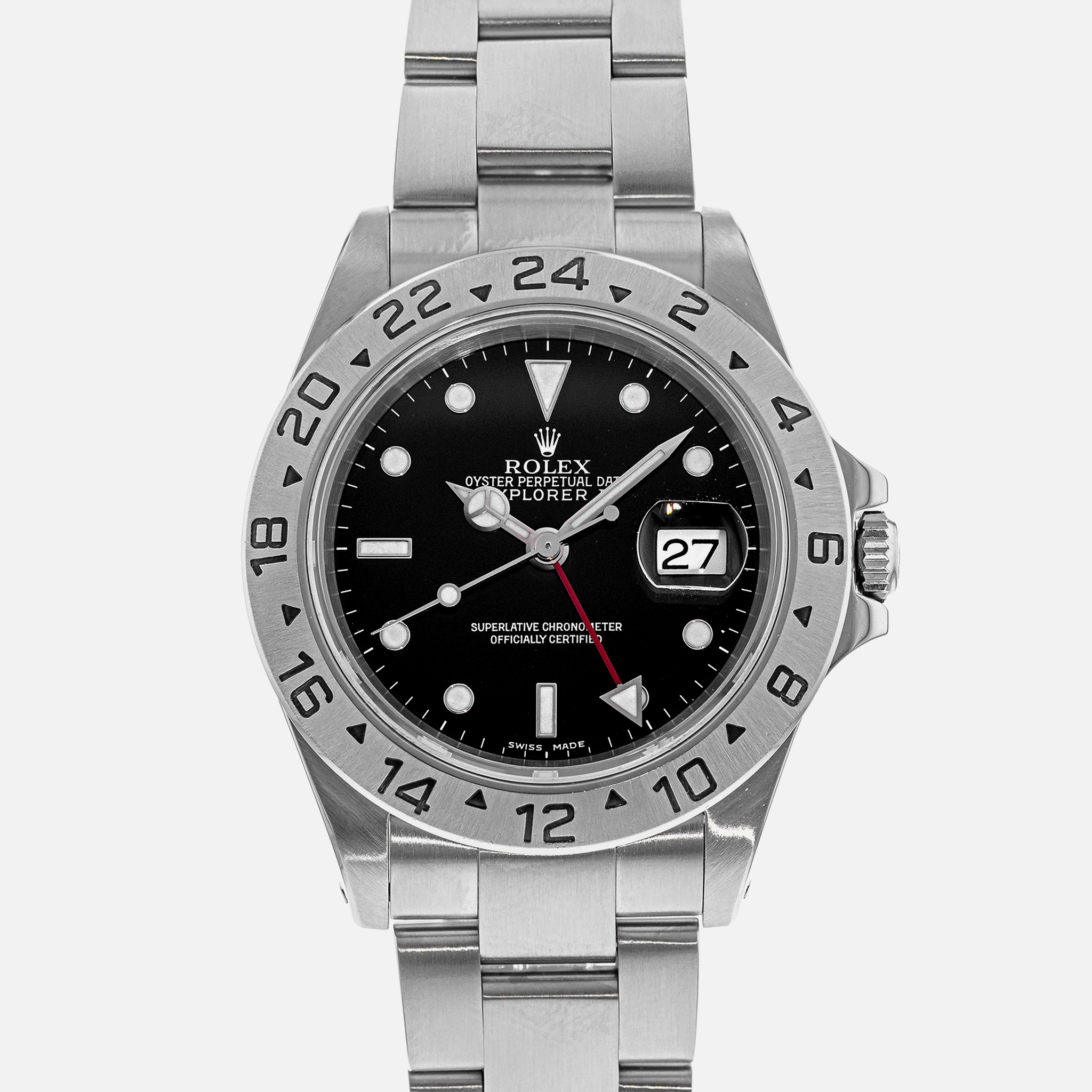 RolexExplorer II Ref. 16570 With Black Luminova Dial