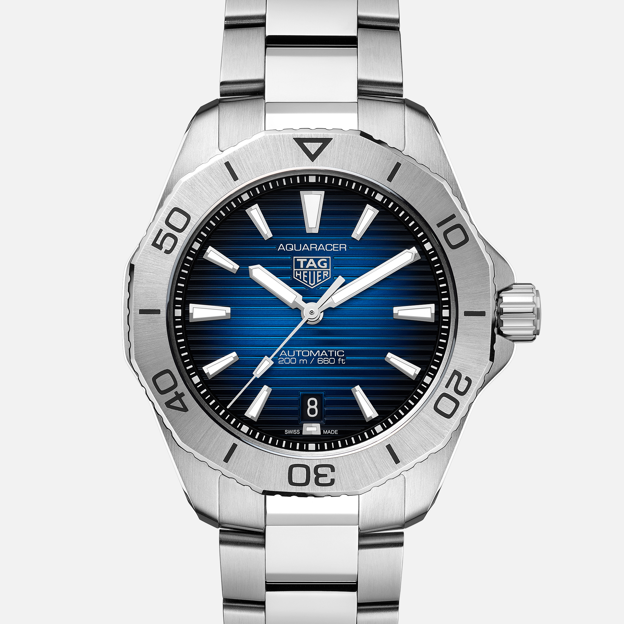 TAG HeuerAquaracer Professional 200 Date With Blue Dial WBP2111