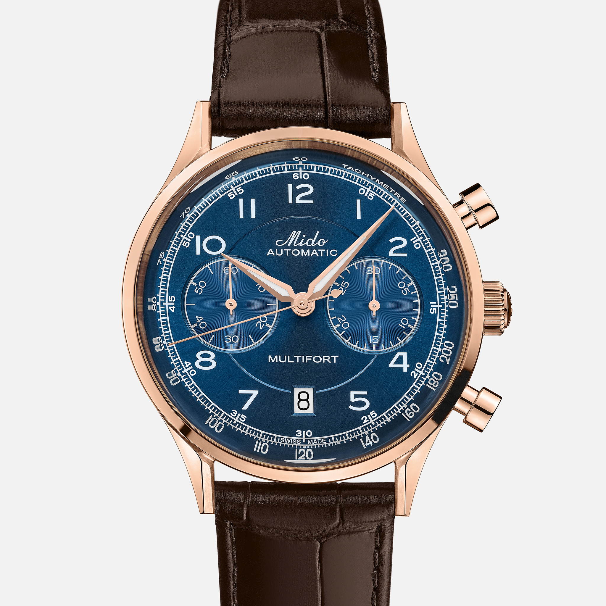 MIDOMultifort Patrimony Chronograph Blue Dial