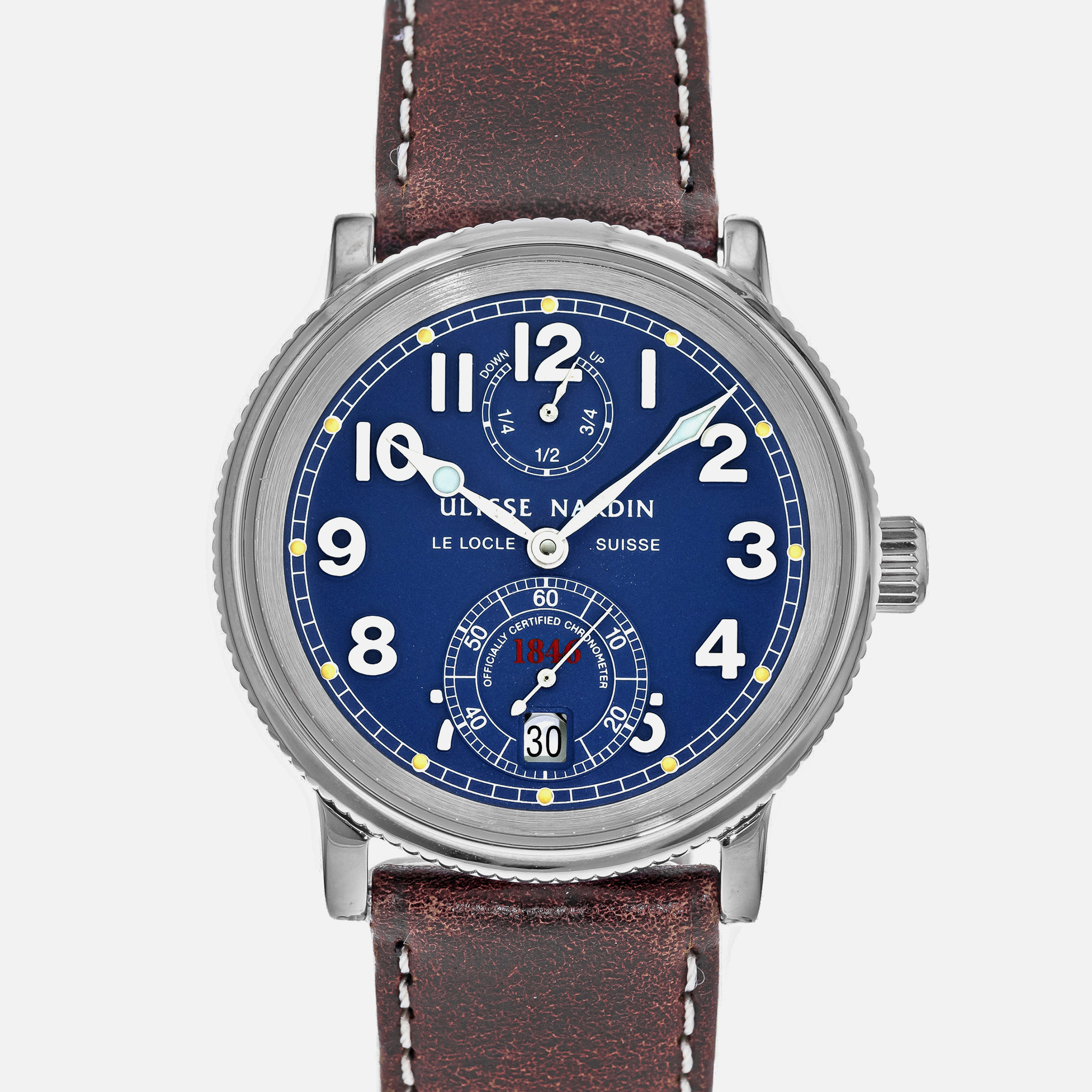 Ulysse NardinMarine Chronometer Ref. 263-88 With Blue Dial