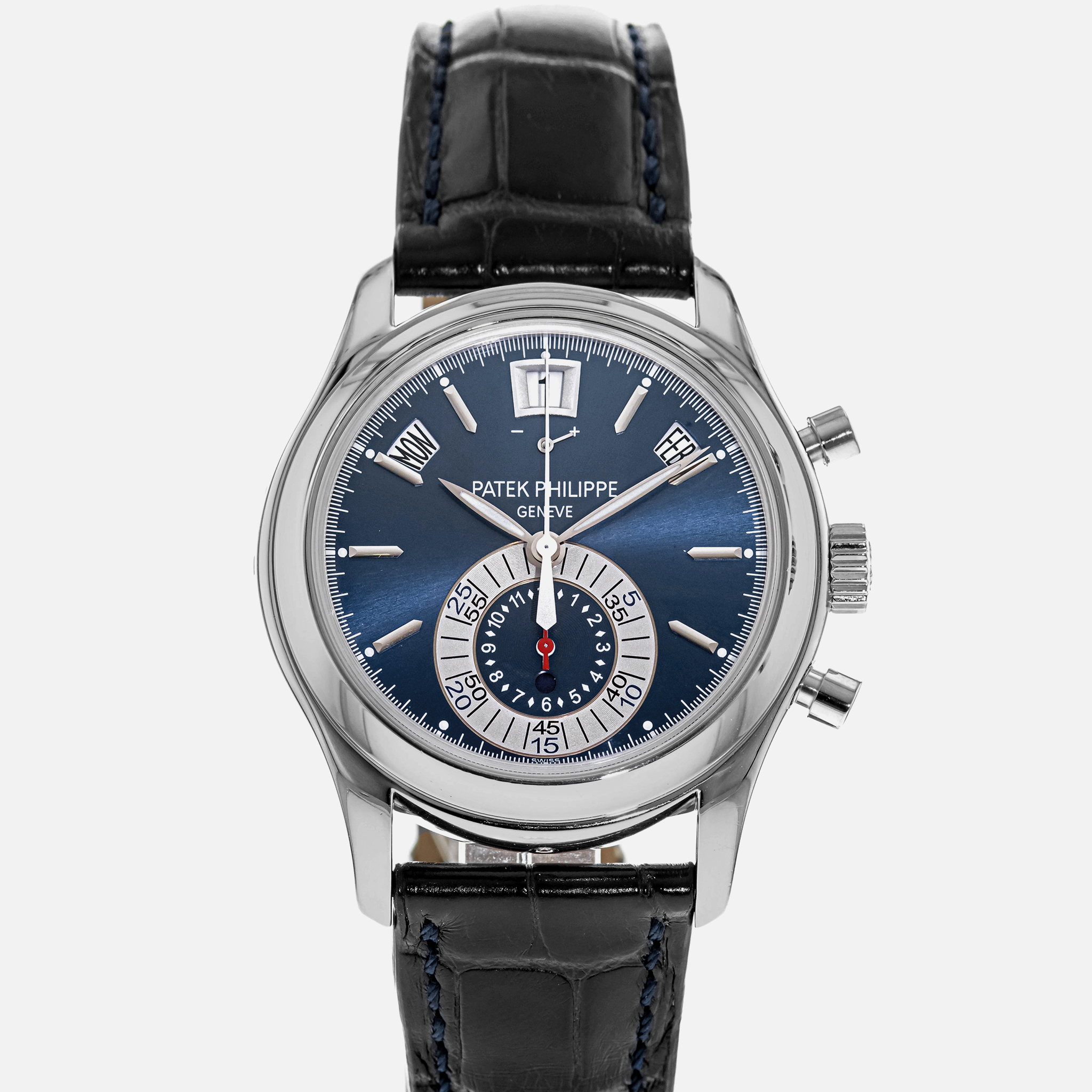 Patek PhilippeAnnual Calendar Chronograph 5960P Blue Dial