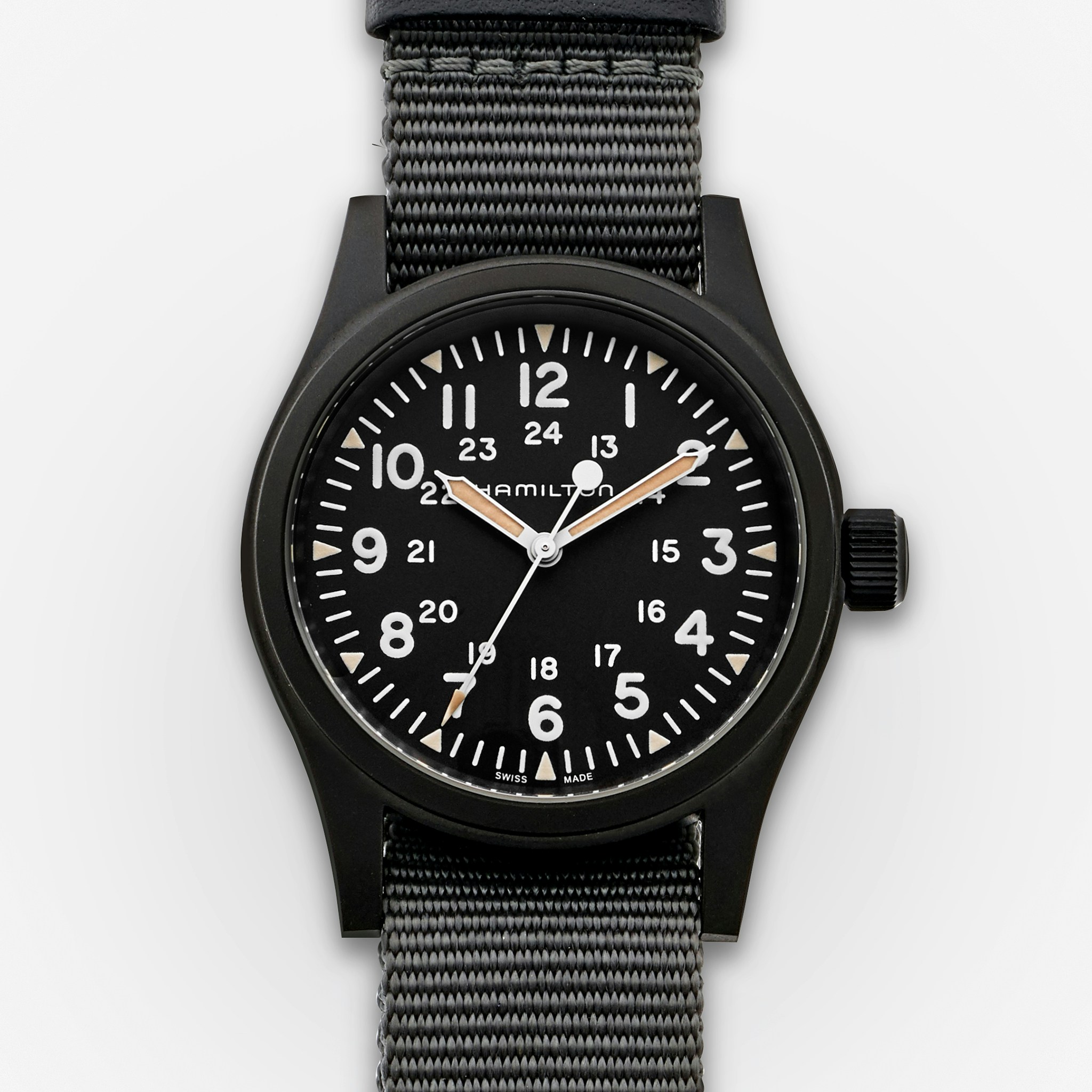 Hamilton Khaki Field Mechanical Black Pvd Hodinkee Shop