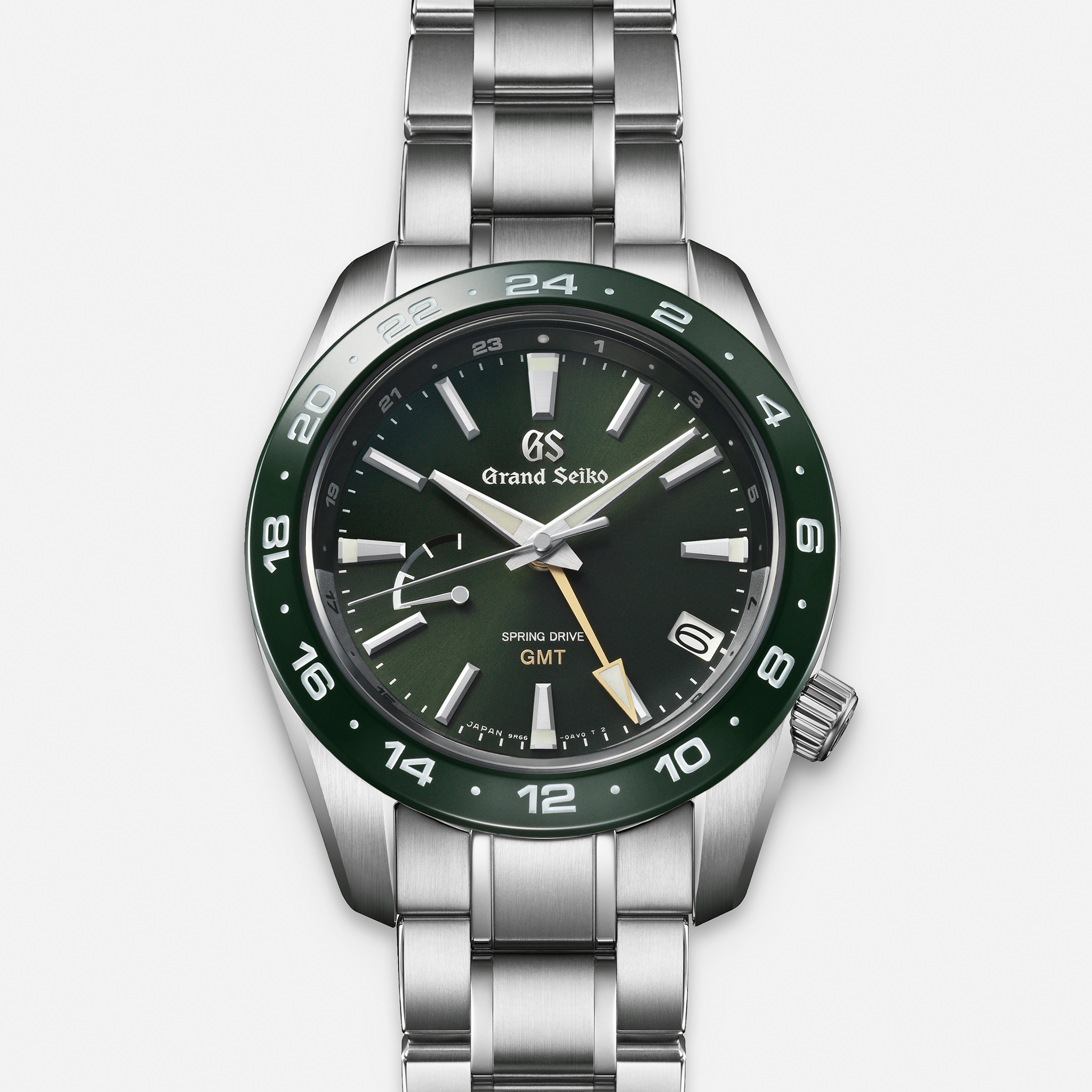 Grand seiko green discount dial gmt sbge257