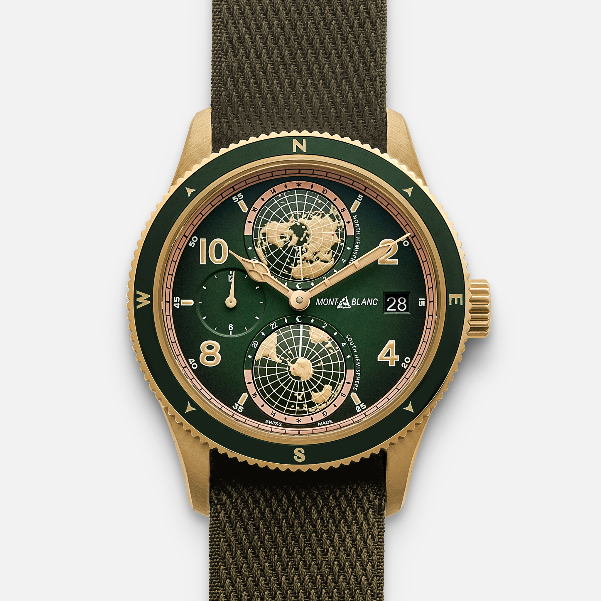 montblanc 1858 geosphere green