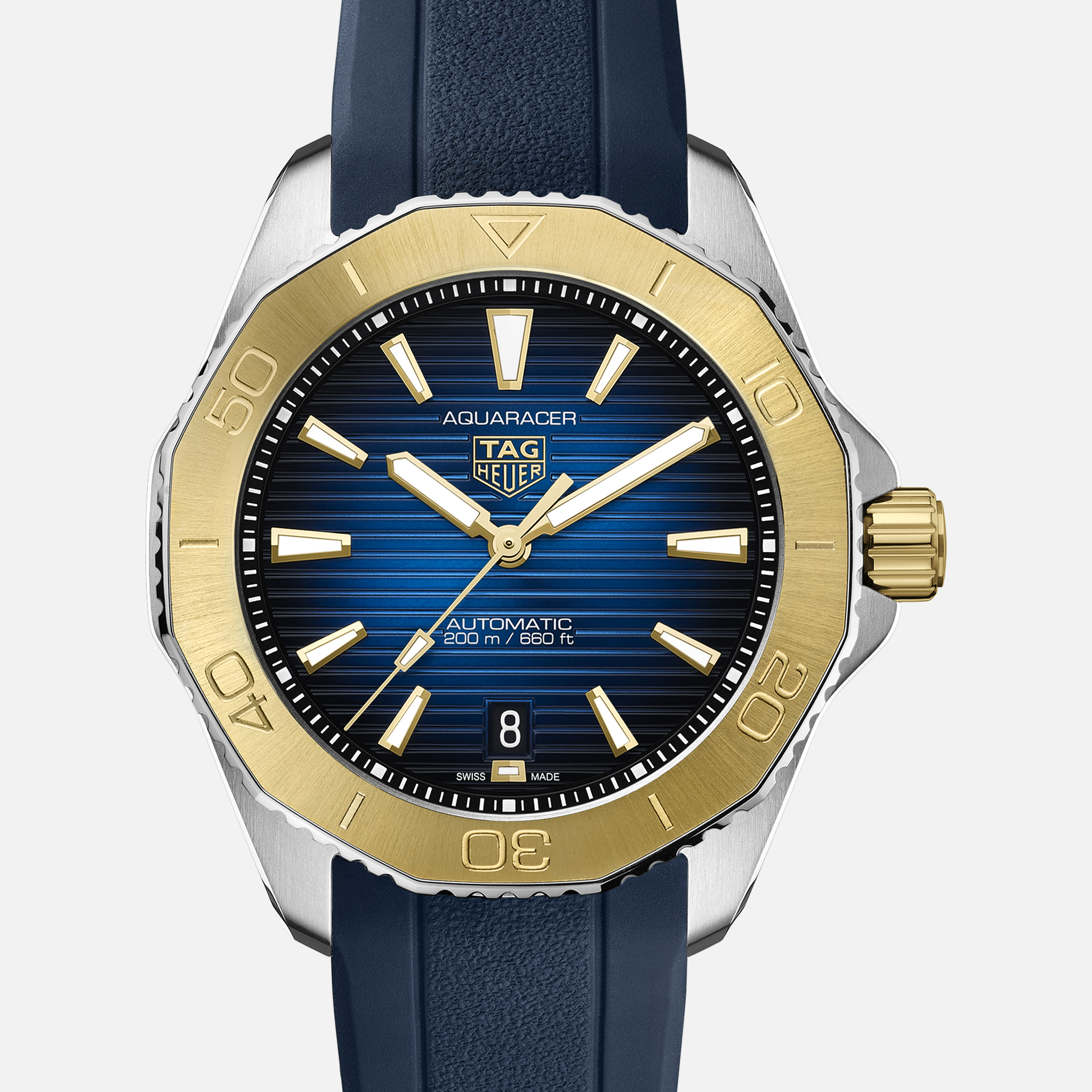 TAG HeuerAquaracer Professional 200 40mm Steel and Gold