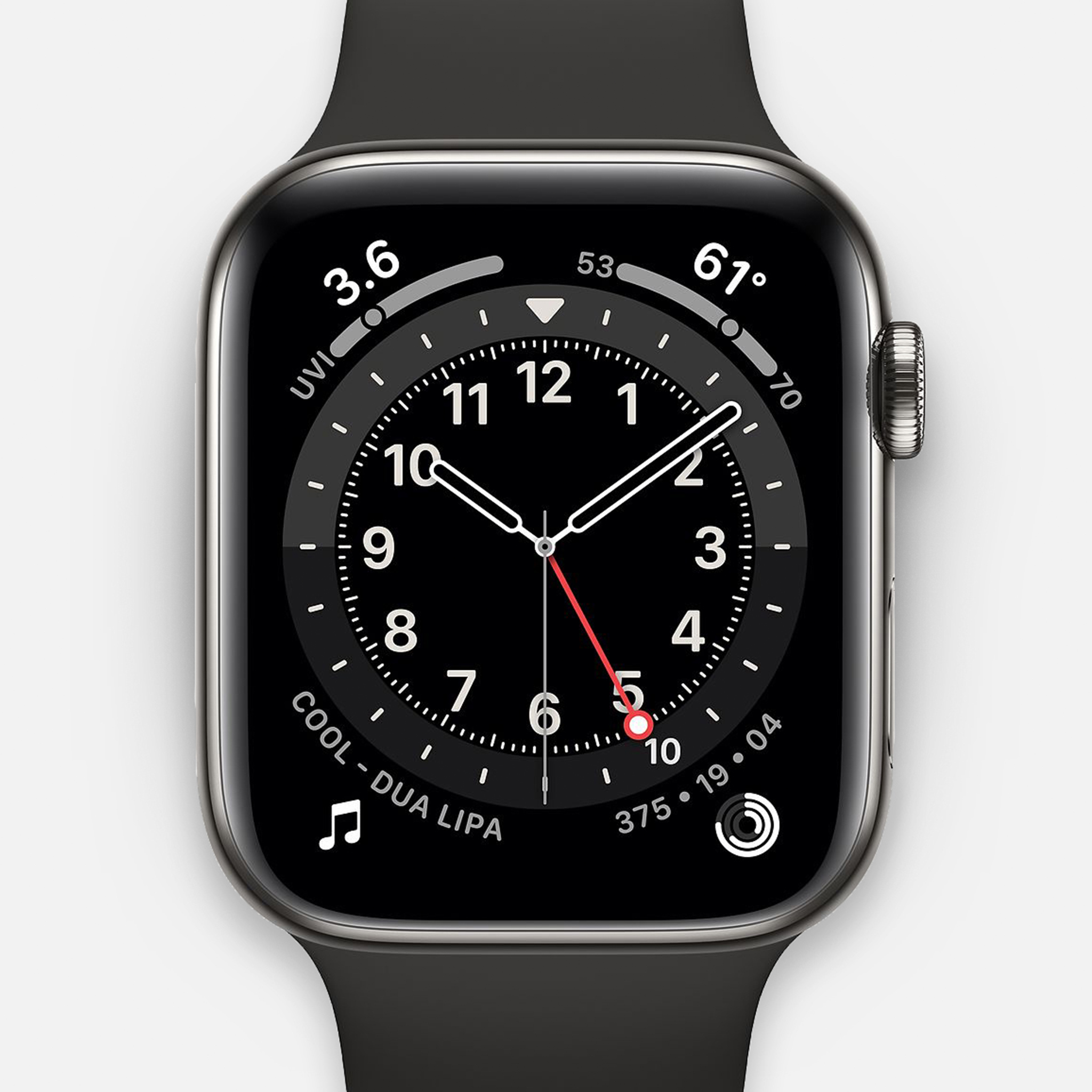 apple watch black 44mm