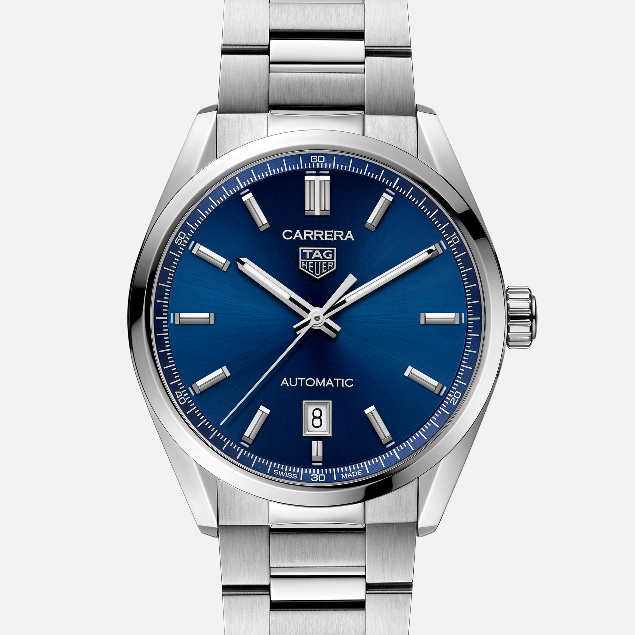 tag heuer carrera blue face