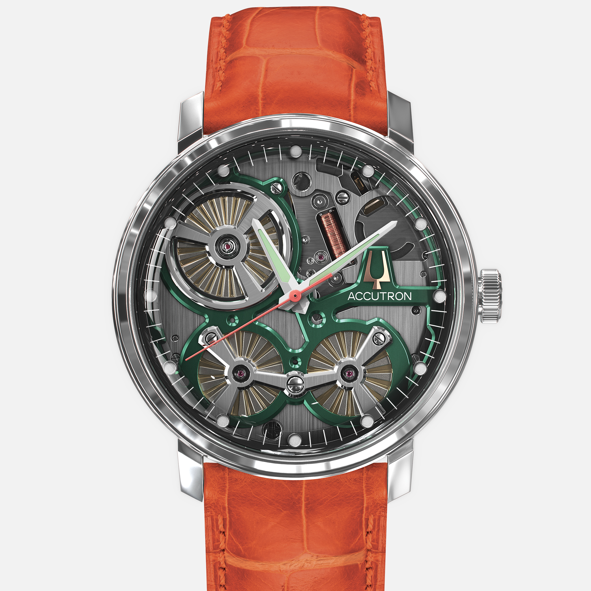 AccutronSpaceview 2020 With Orange Strap