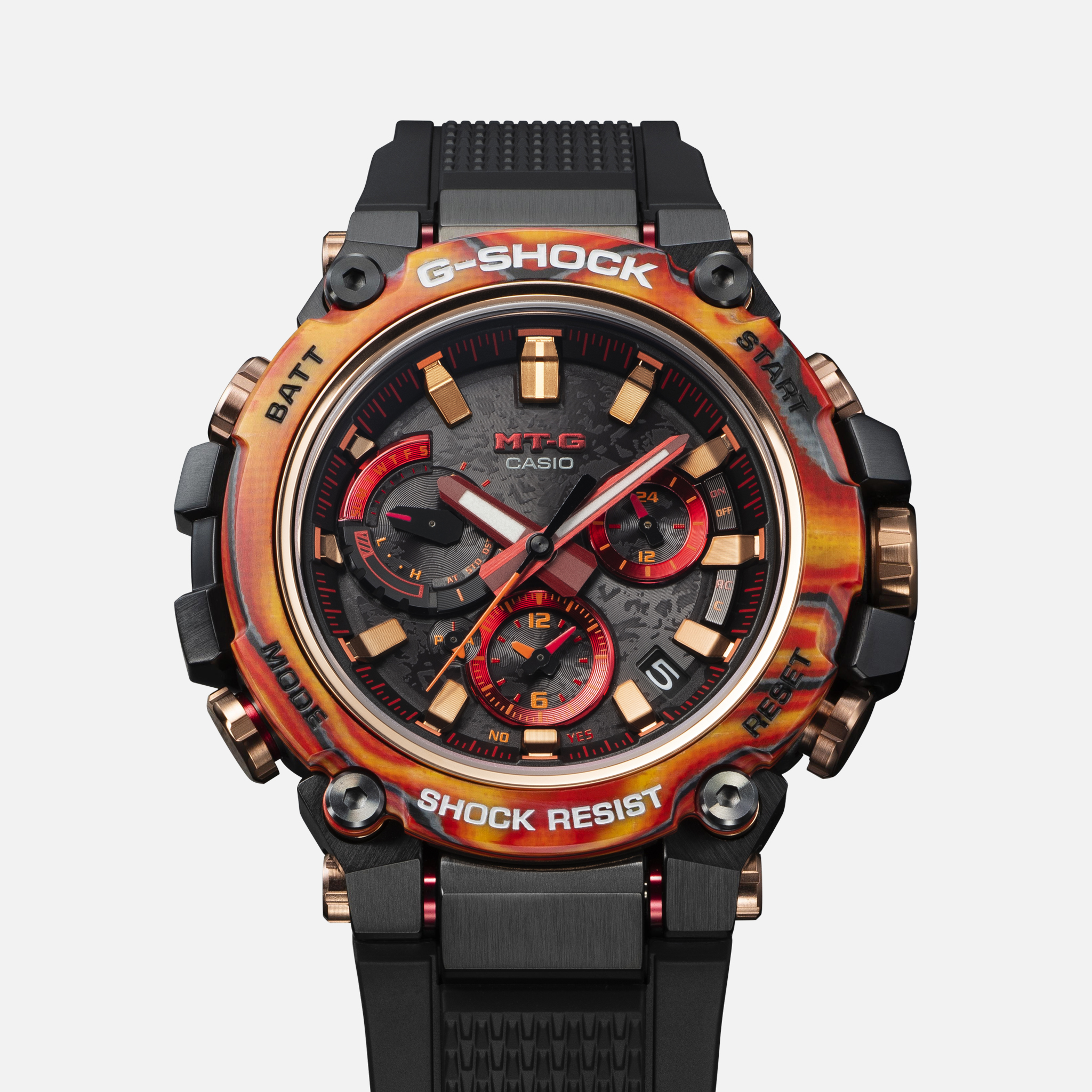 G-SHOCKMTGB3000FR1A 'Flare Red'