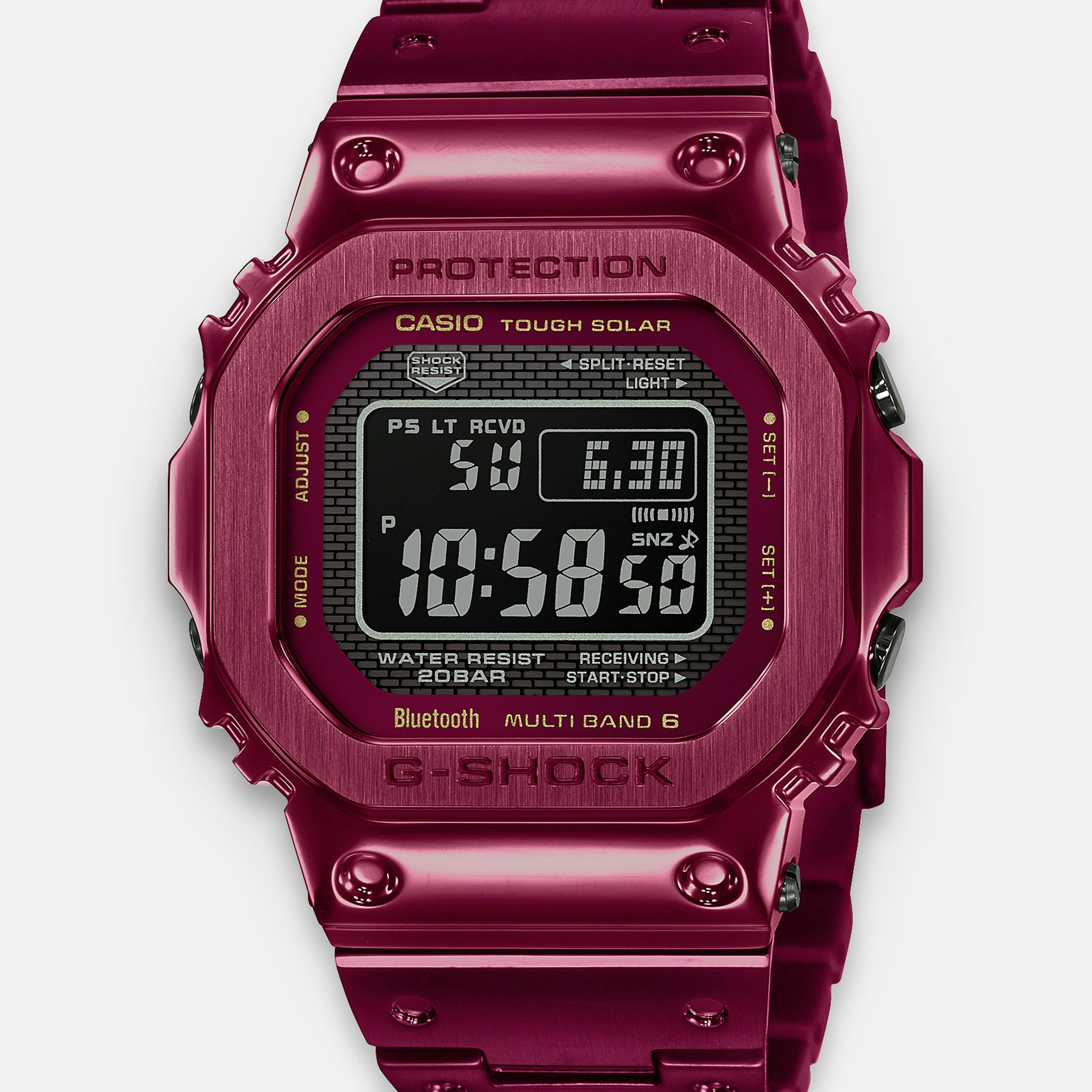 G Shock Gmwb5000rd 4 Full Metal Red Ip Coated Stainless Steel With Bracelet Hodinkee Shop G Shock Gmwb5000rd 4 Full Metal Red Ip Coated Stainless Steel With Bracelet Hodinkee Shop