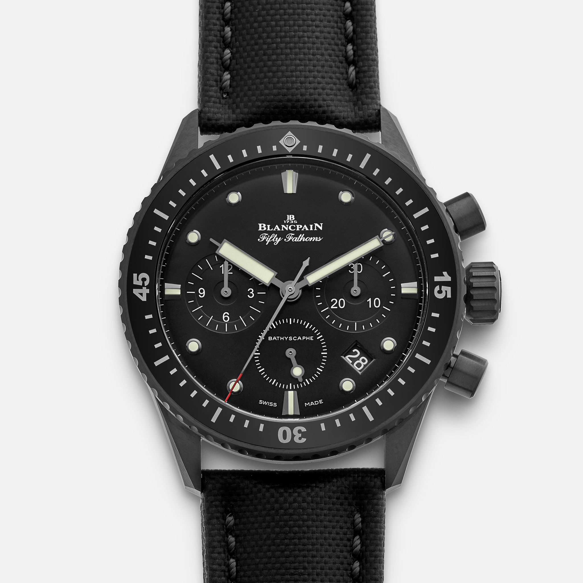 blancpain fifty fathoms bathyscaphe chronograph