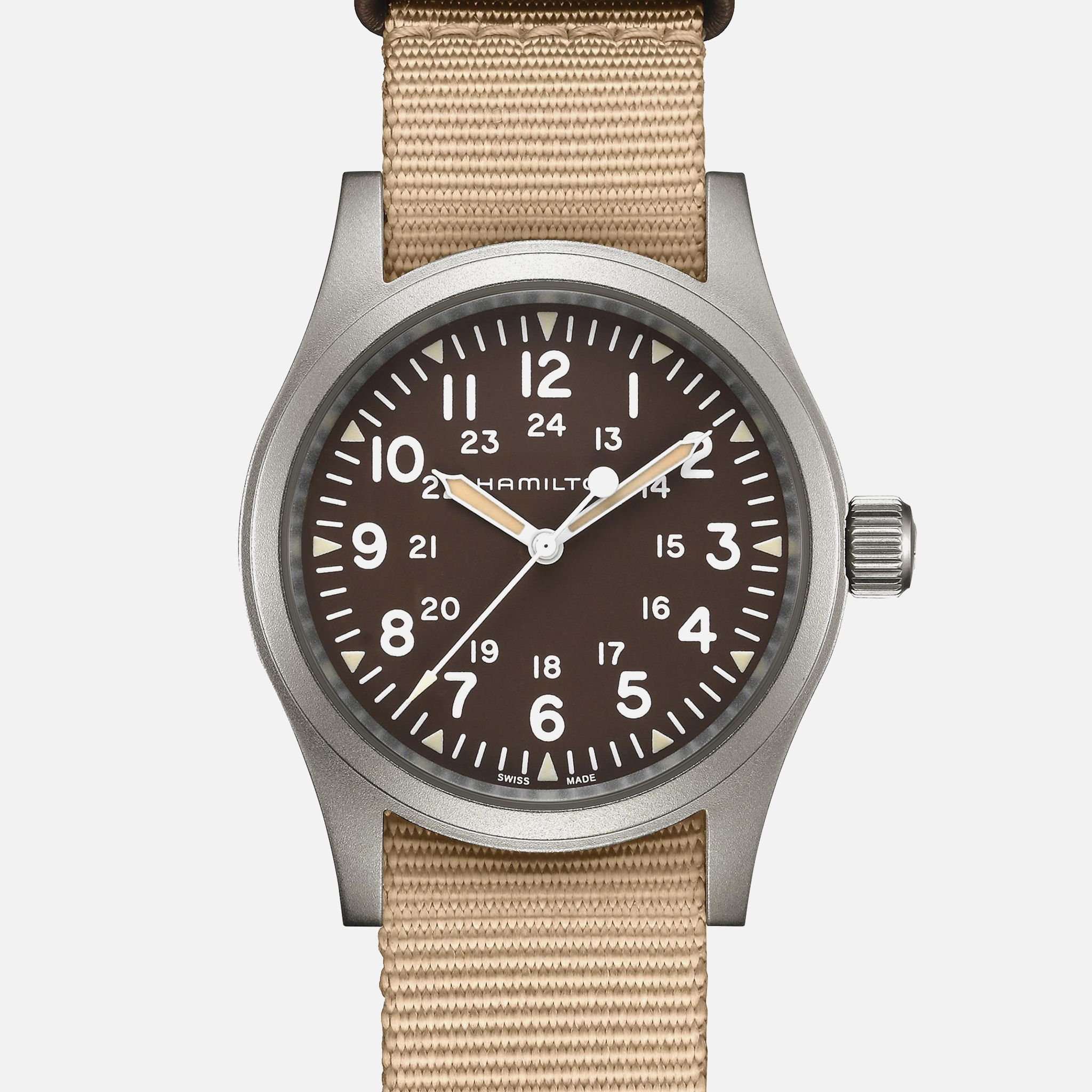 HamiltonKhaki Field Mechanical 38mm Brown Dial