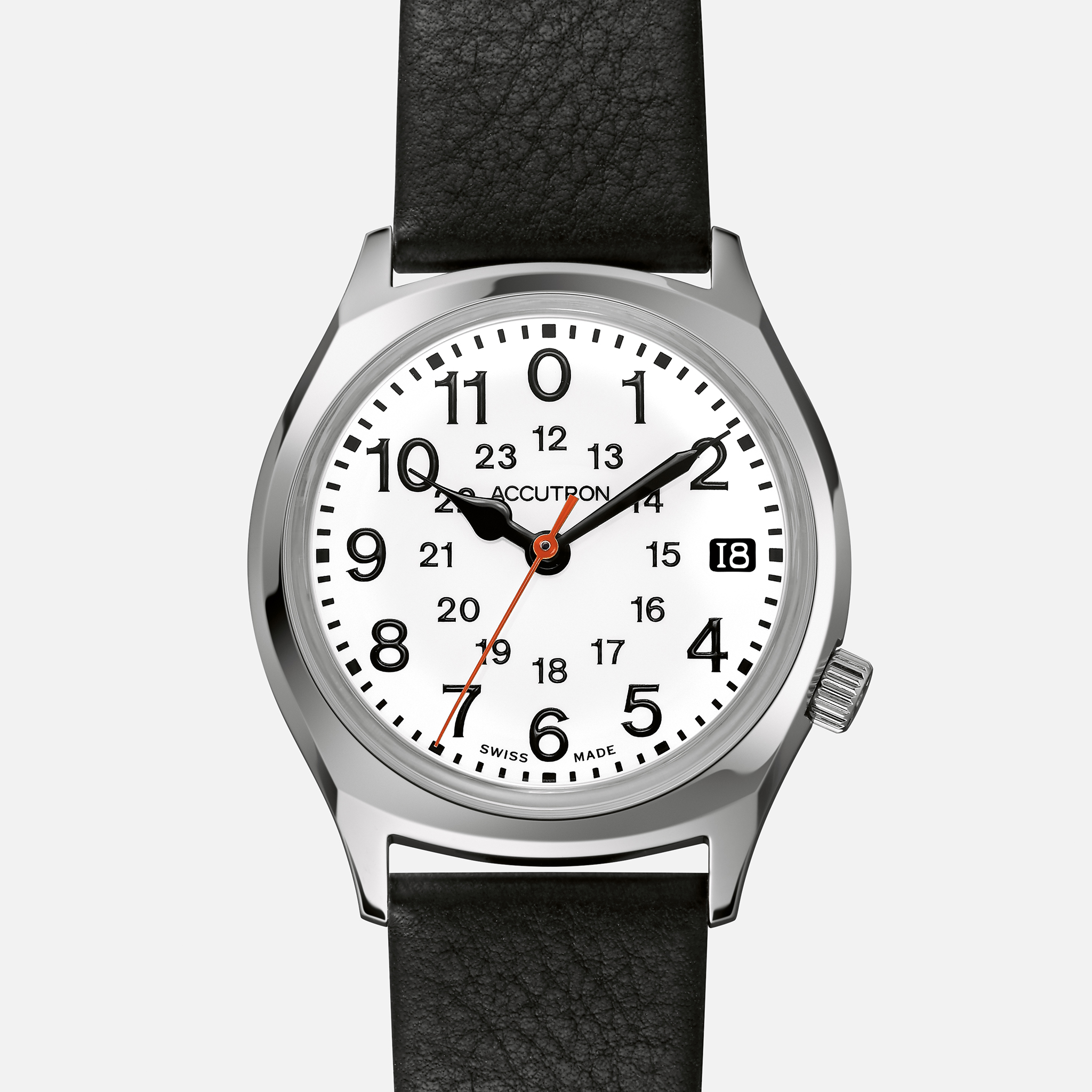 AccutronLegacy Automatic 'Railroad' Limited Edition With White Dial