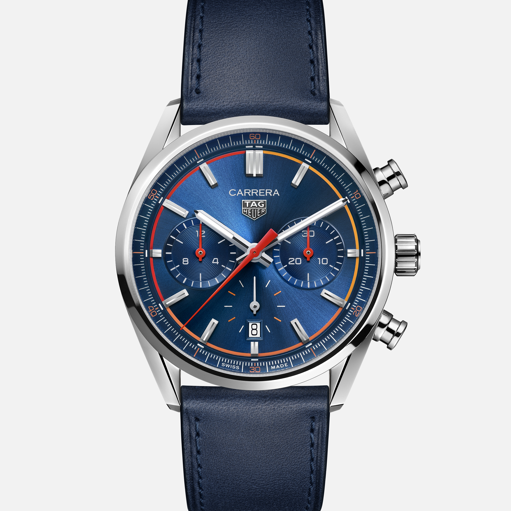 TAG HeuerCarrera Chrono 42mm with Blue Dial