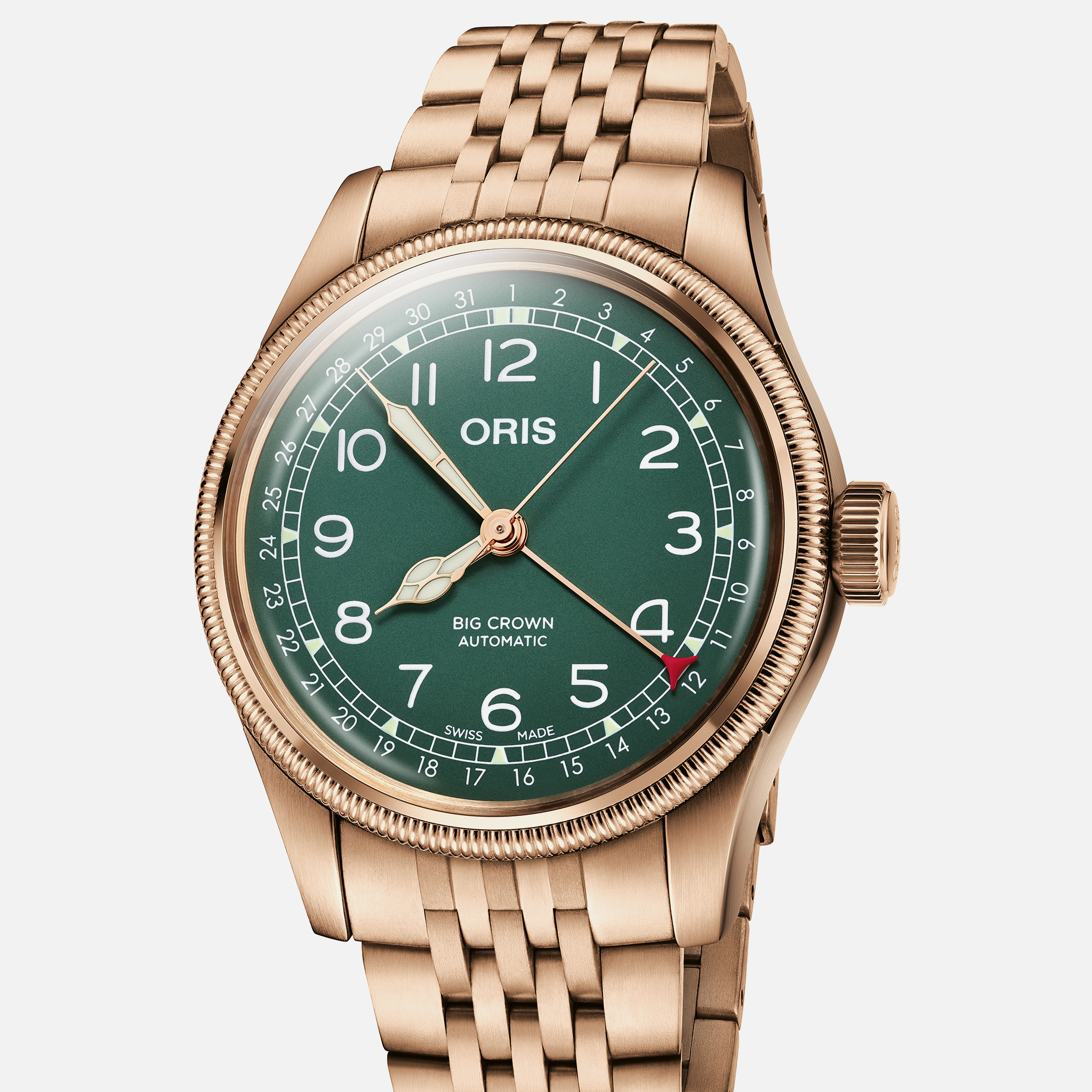 OrisBig Crown Pointer Date Bronze Green Dial