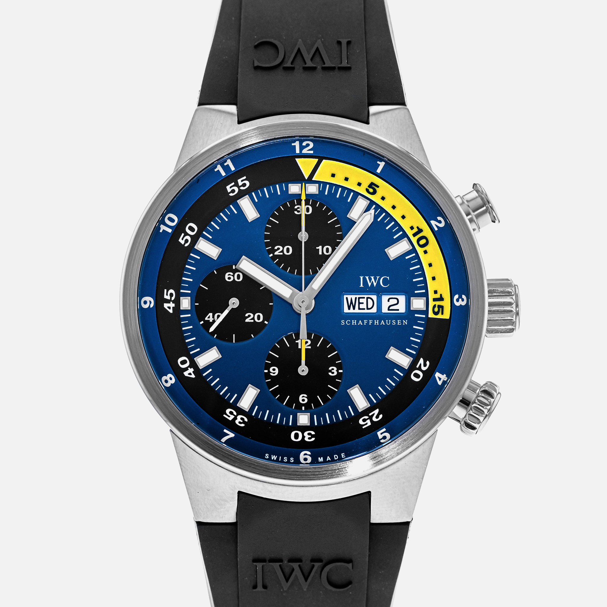 IWC SchaffhausenAquatimer Chronograph Cousteau Divers Tribute To Calypso Limited Edition Ref. IW3782-03