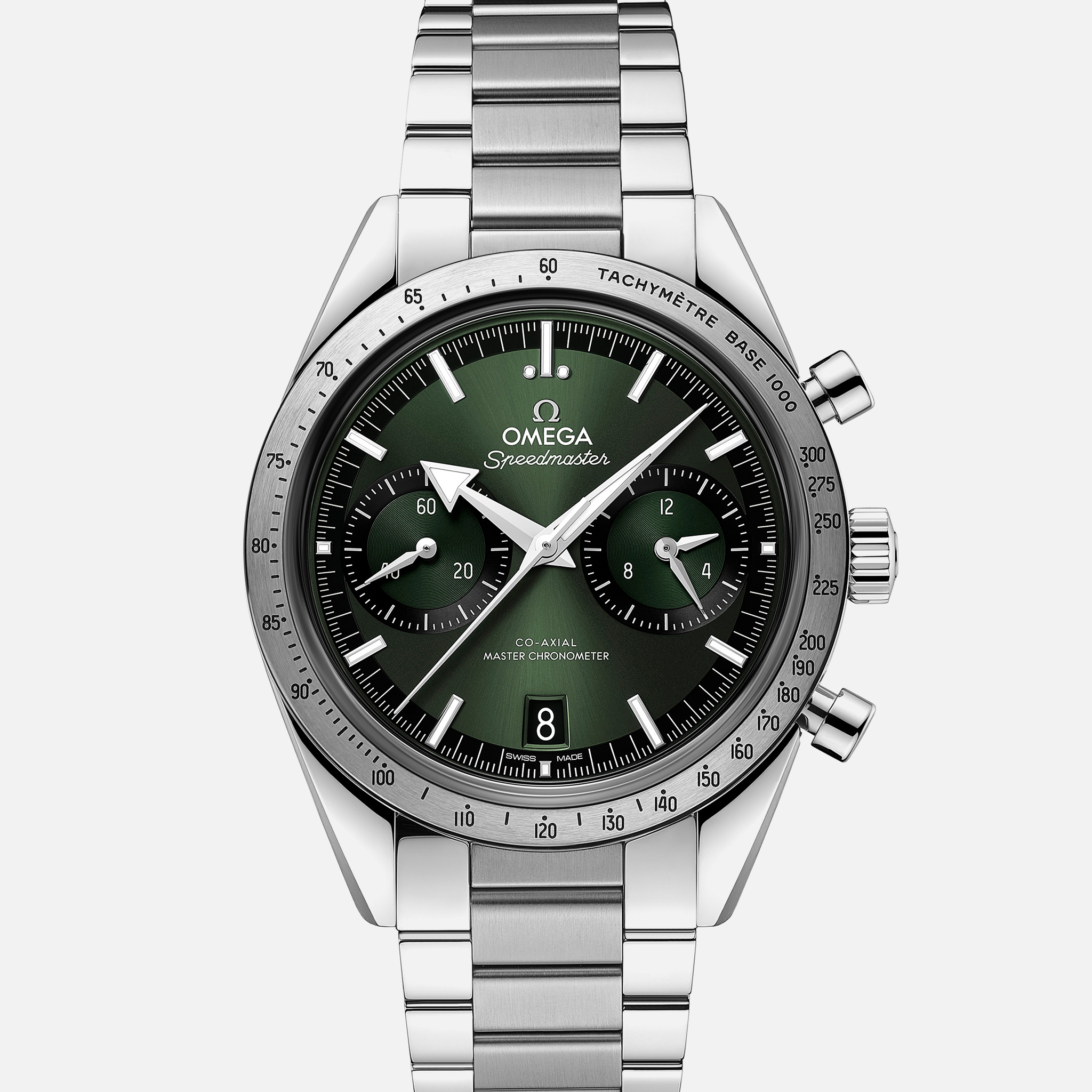 OMEGASpeedmaster '57 Co-Axial Master Chronometer 40.5mm Green Dial On Bracelet