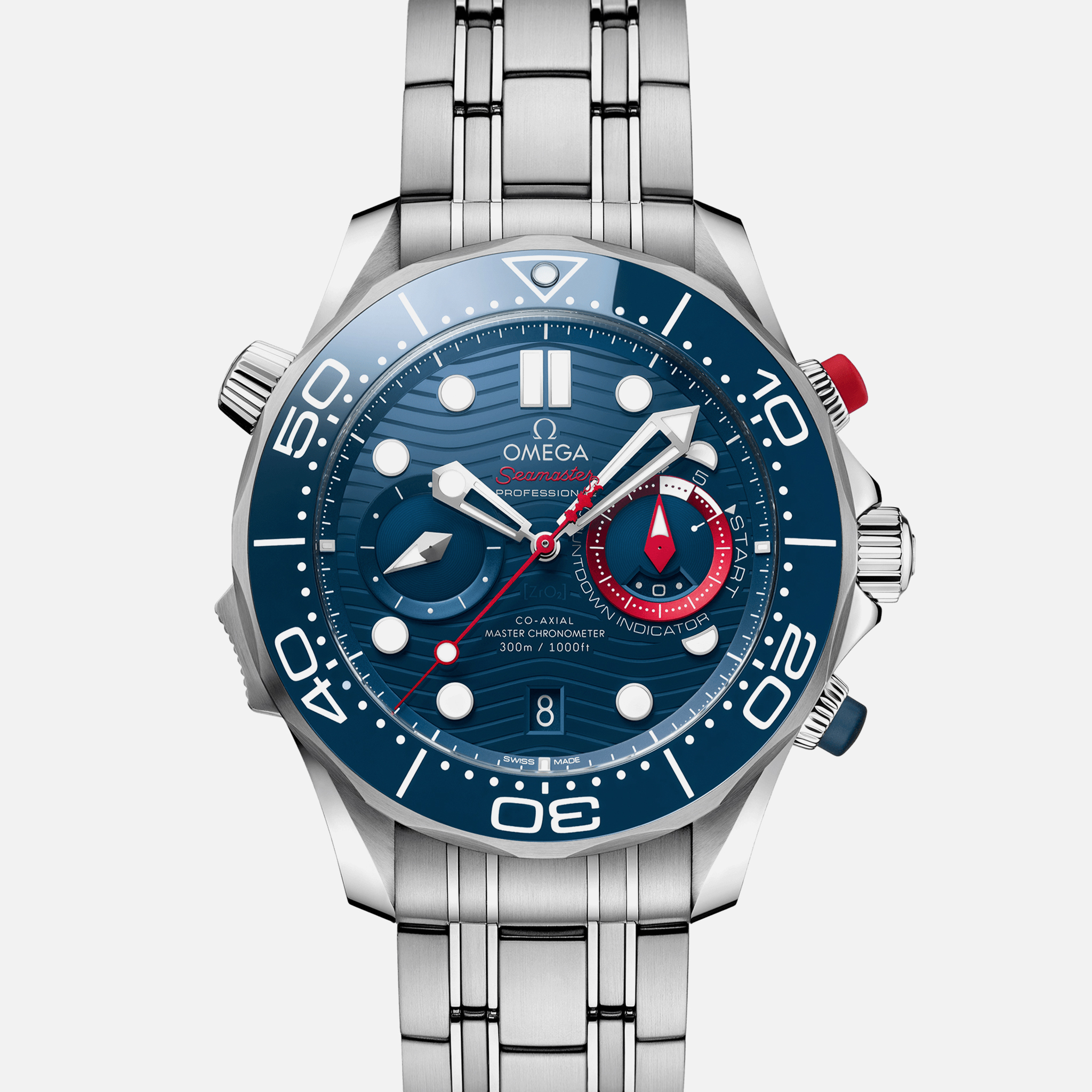 OMEGASeamaster Diver 300M Co-Axial Master Chronometer Chronograph 44mm America's Cup 2021