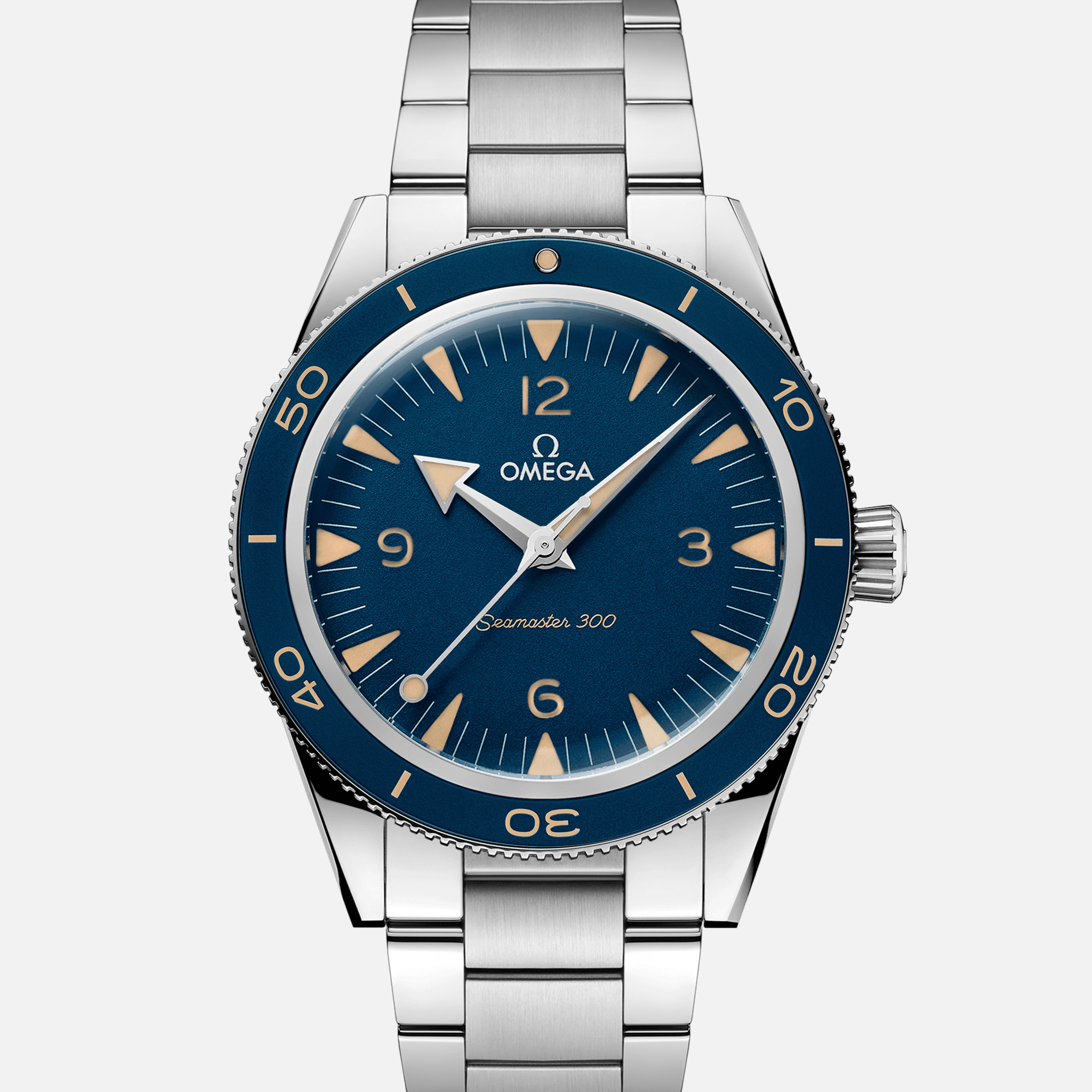 OMEGASeamaster 300 Co-Axial Master Chronometer 41mm Blue Dial On Bracelet