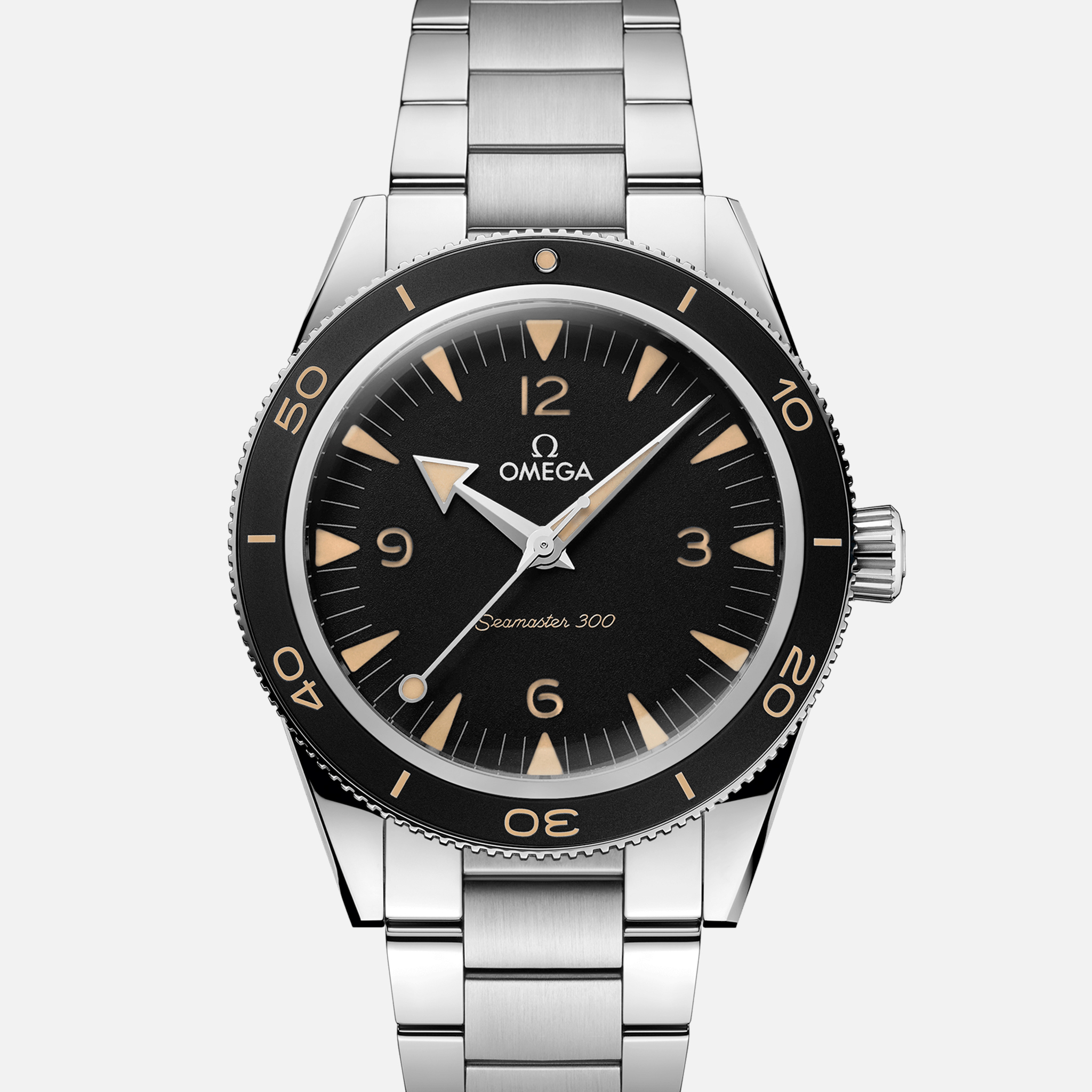 OMEGASeamaster 300 Co-Axial Master Chronometer 41mm Black Dial On Bracelet