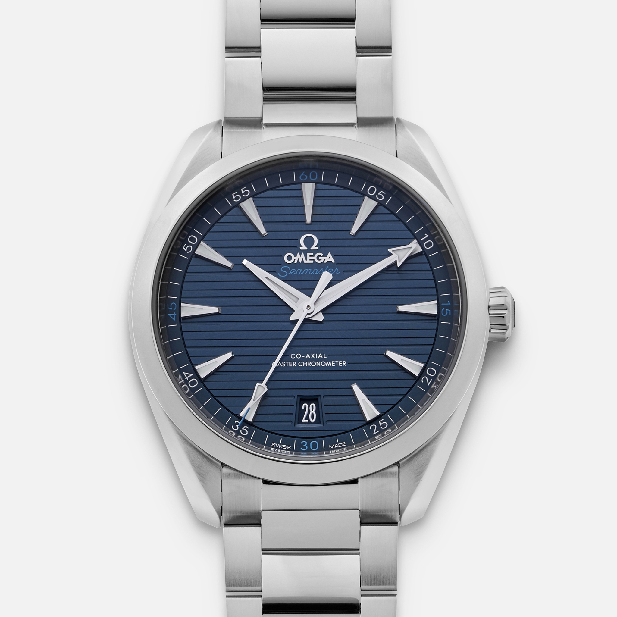 OMEGASeamaster Aqua Terra 150M Co-Axial Master Chronometer 41mm Blue Dial On Bracelet