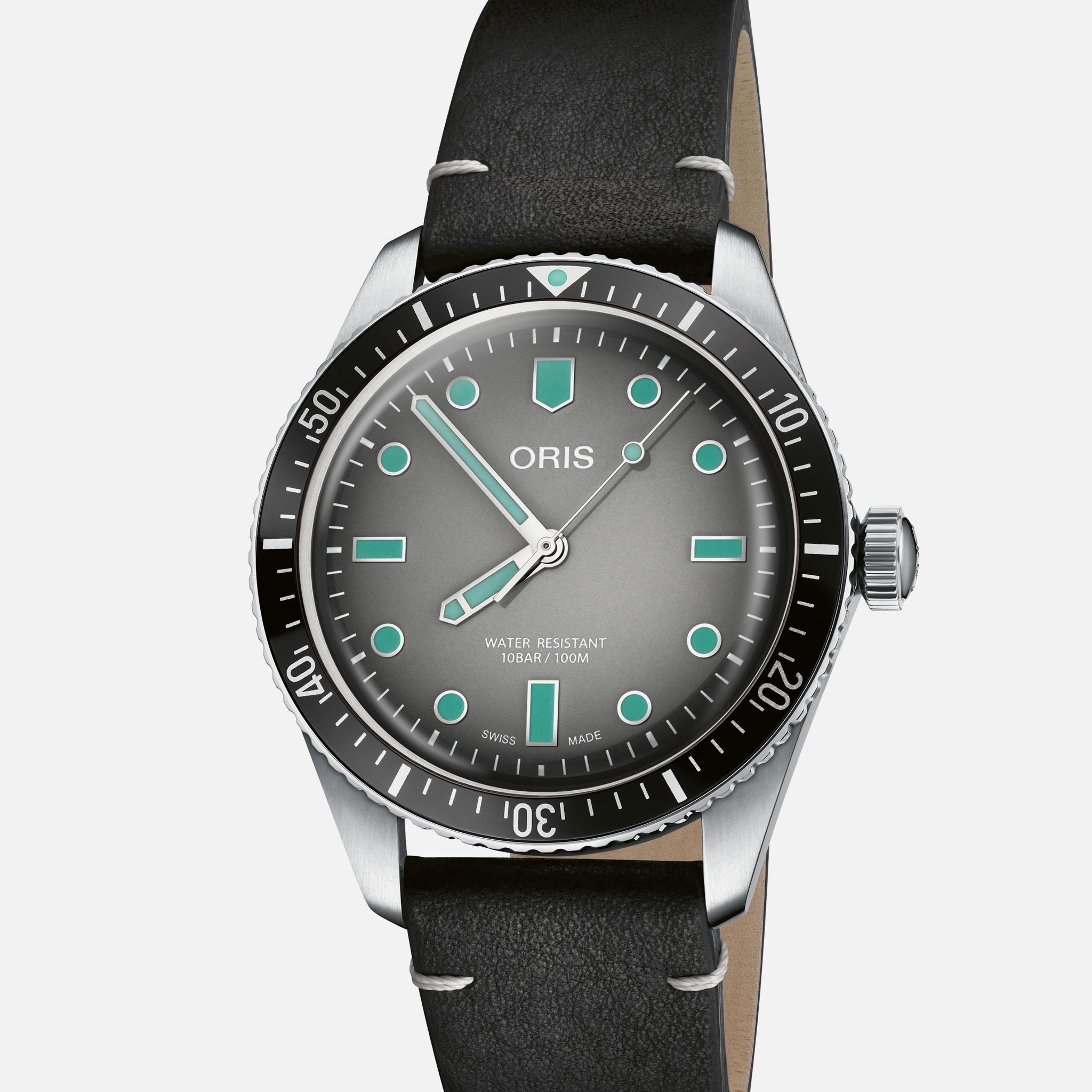 OrisDivers Sixty-Five 40mm 'Glow' On Strap