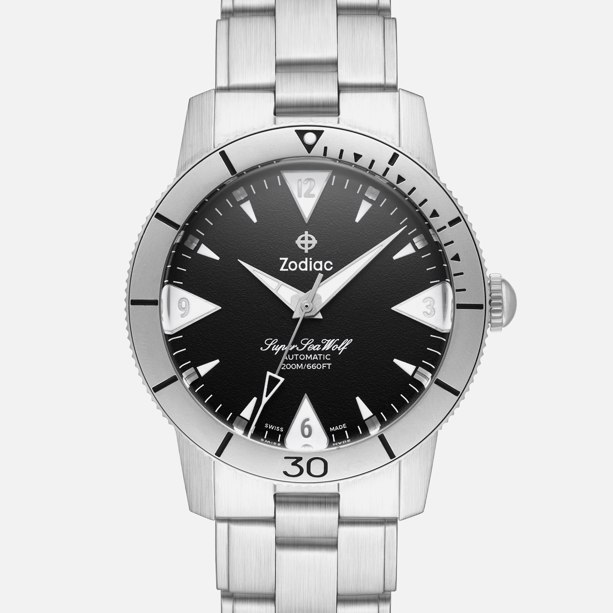 ZodiacSuper Sea Wolf 53 Skin Black Dial ZO9213