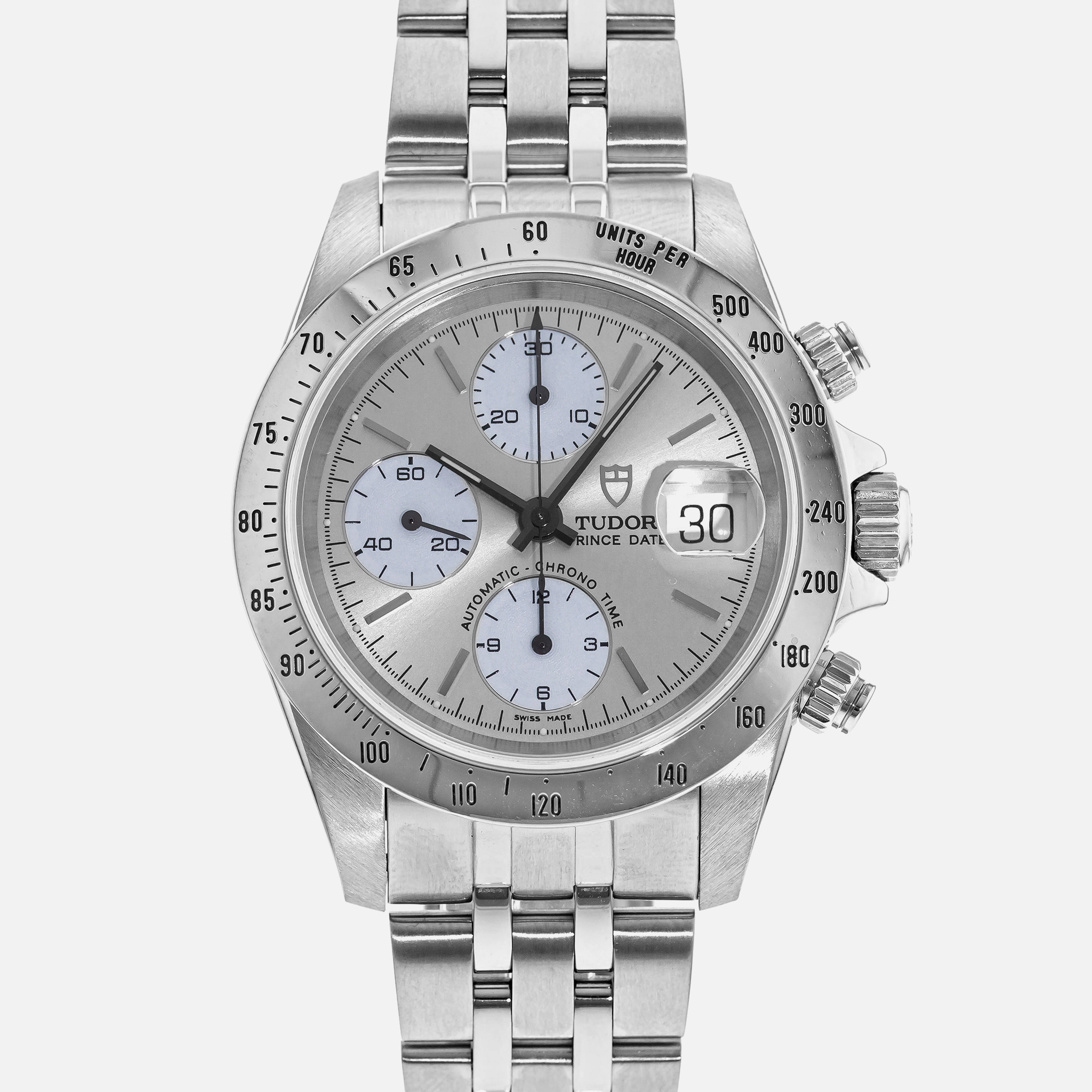 TudorPrince Date Chronograph Ref. 79280 With Silver Dial