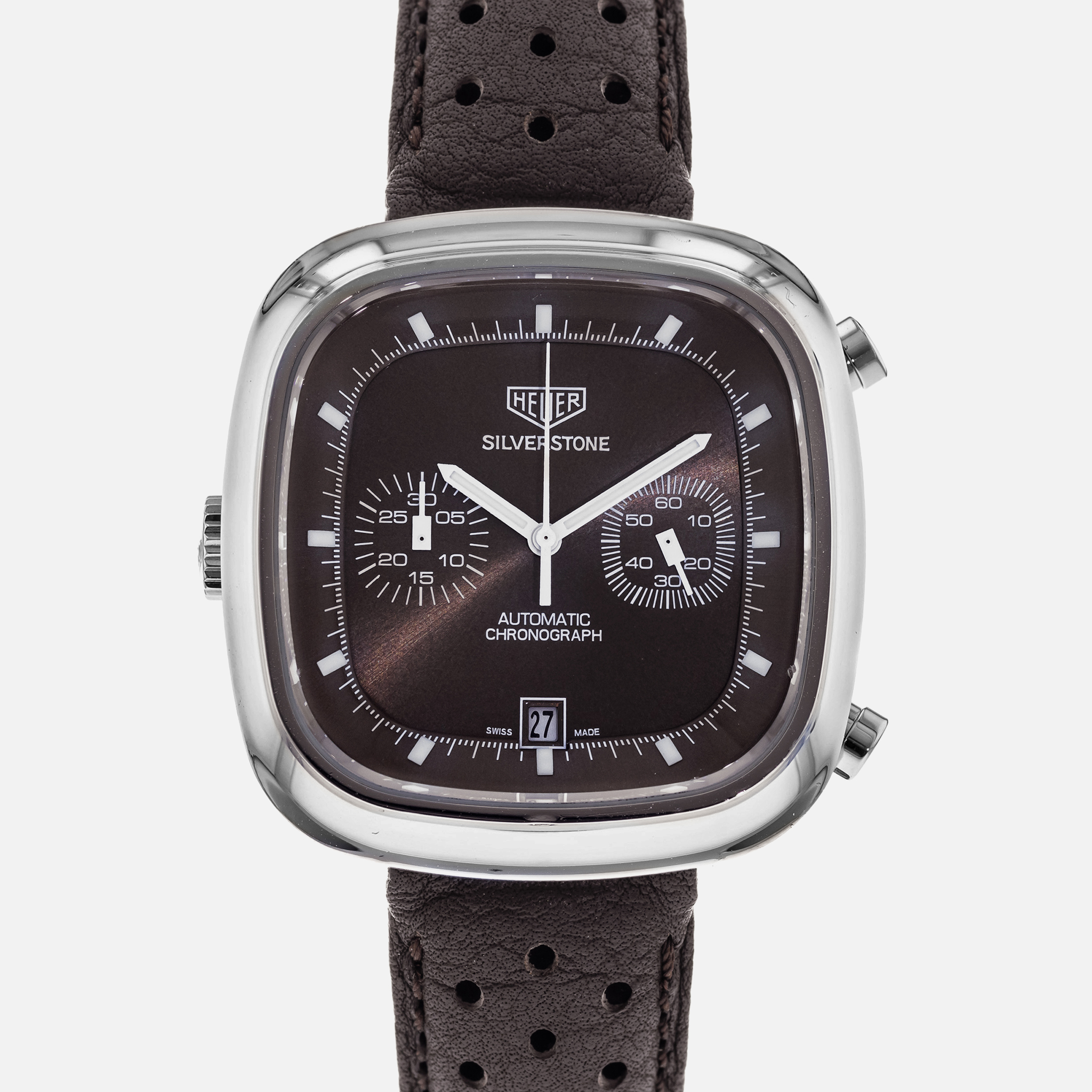 TAG HeuerSilverstone Automatic Chronograph Limited Edition With Brown Dial