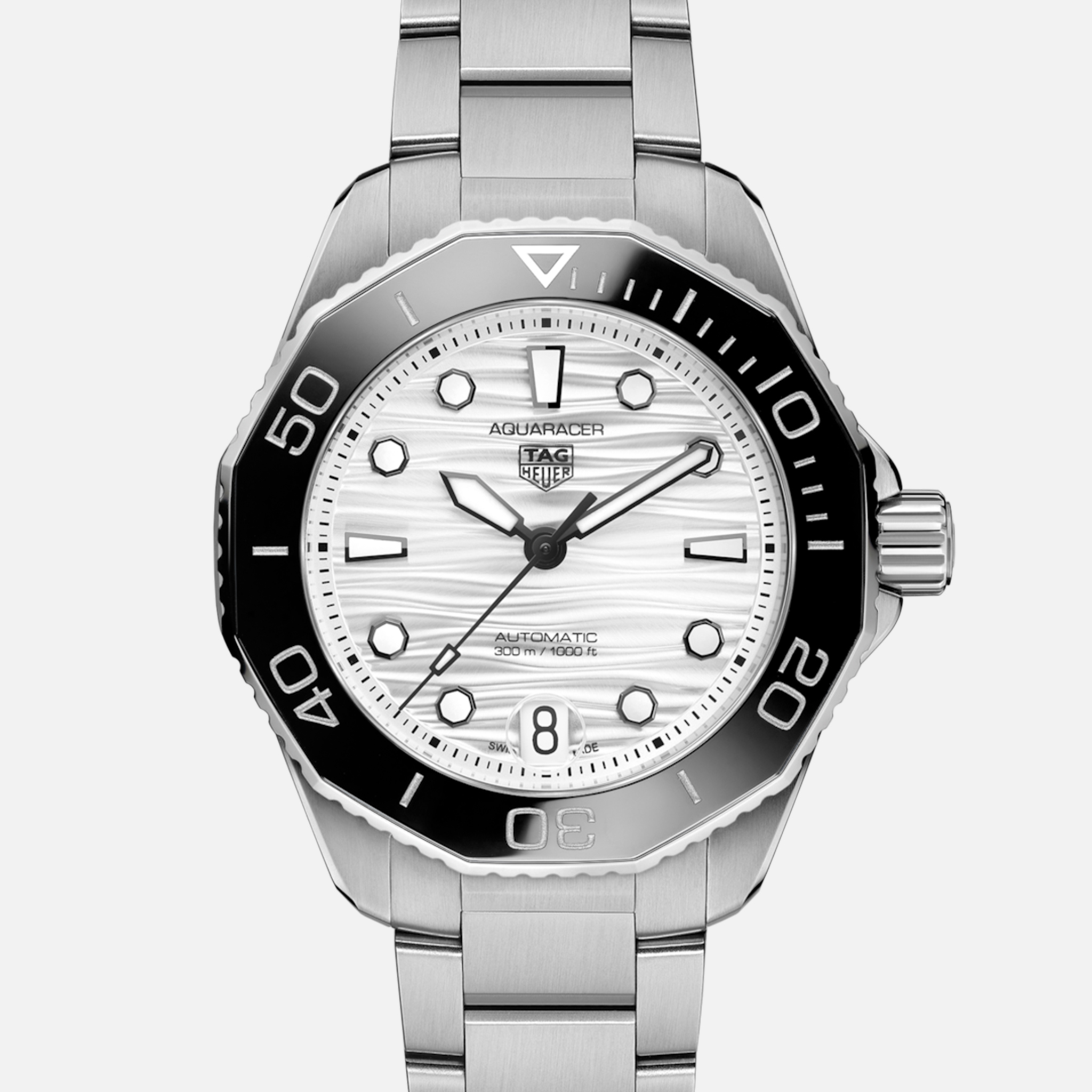 TAG HeuerAquaracer Professional 300 36mm With Silver Dial WBP231C