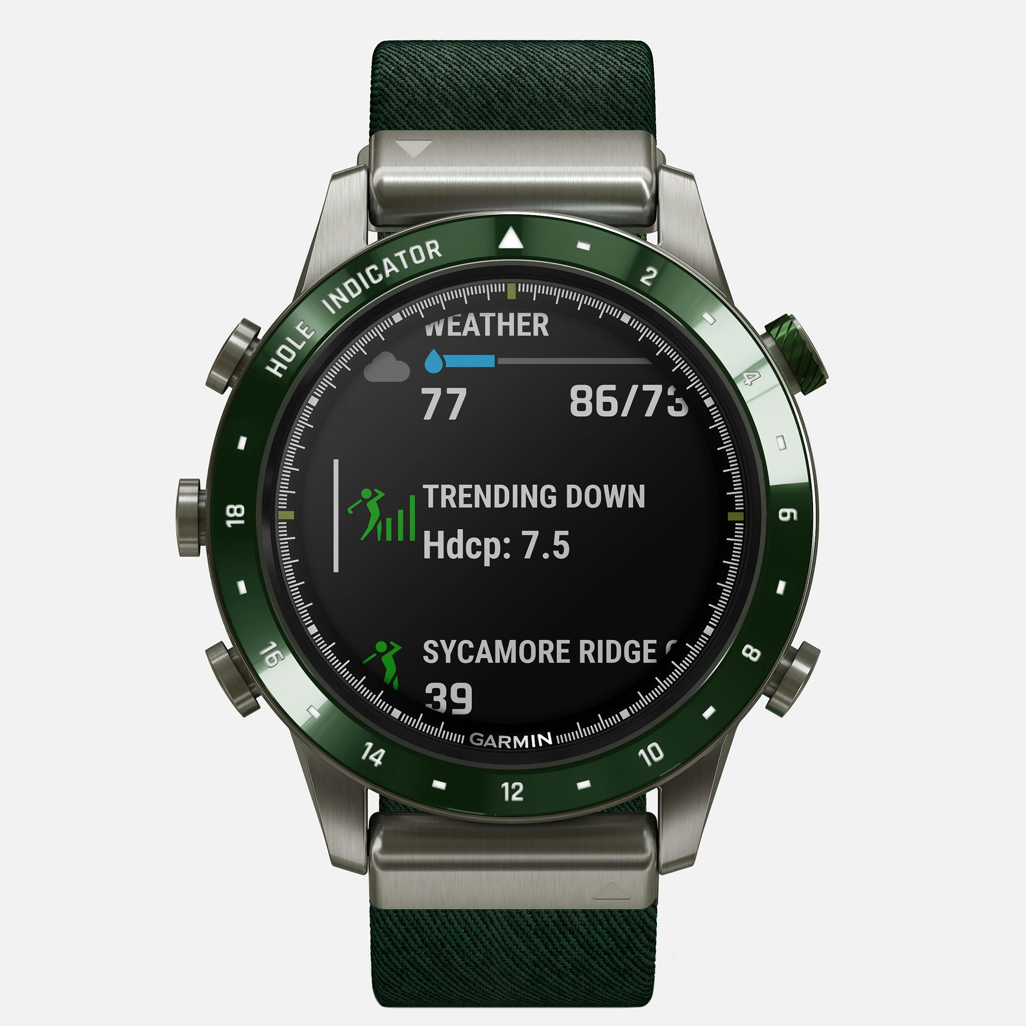 Garmin MARQ Golfer 46mm Ref. 010-02394-00 With Green Nylon Strap And  Sapphire Crystal – HODINKEE Shop