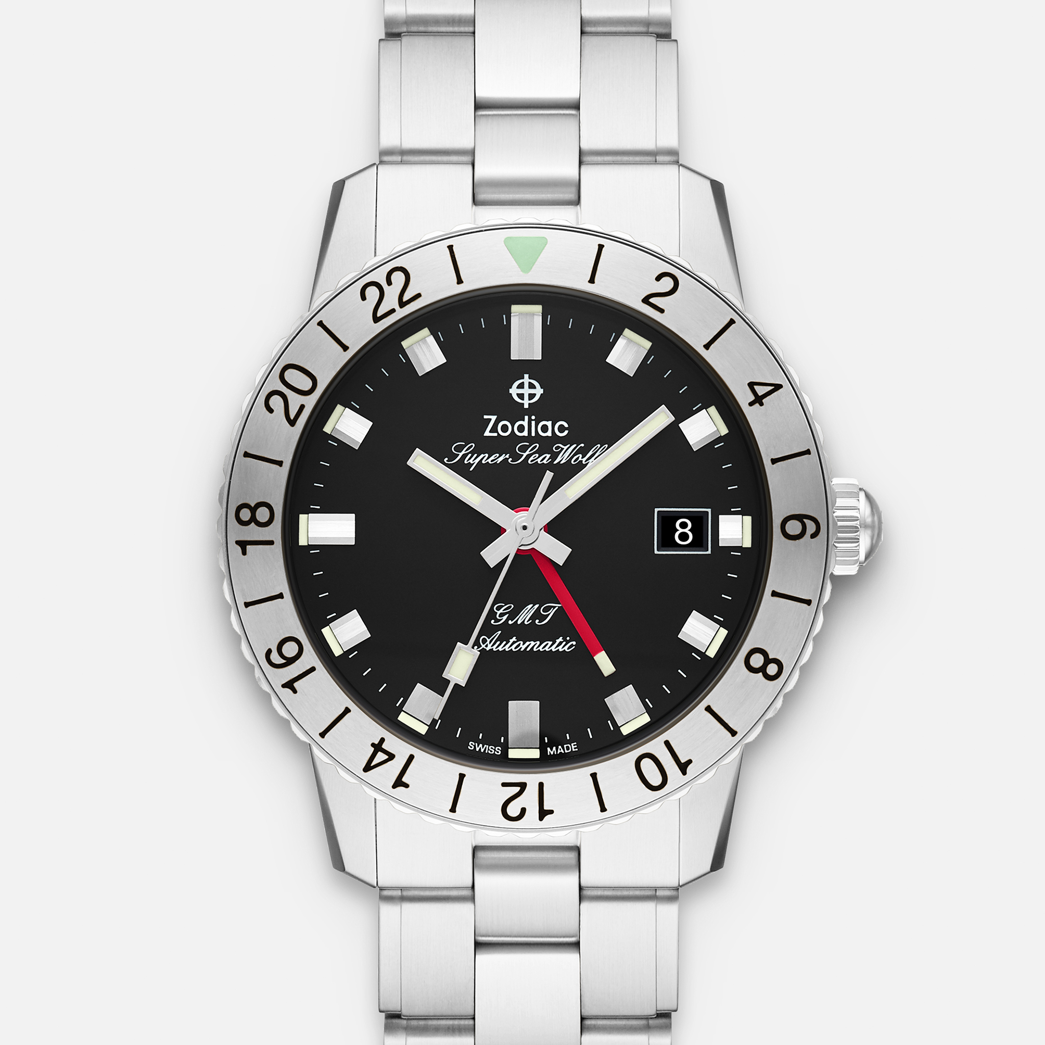 ZodiacSuper Sea Wolf GMT ZO9405 Stainless Steel