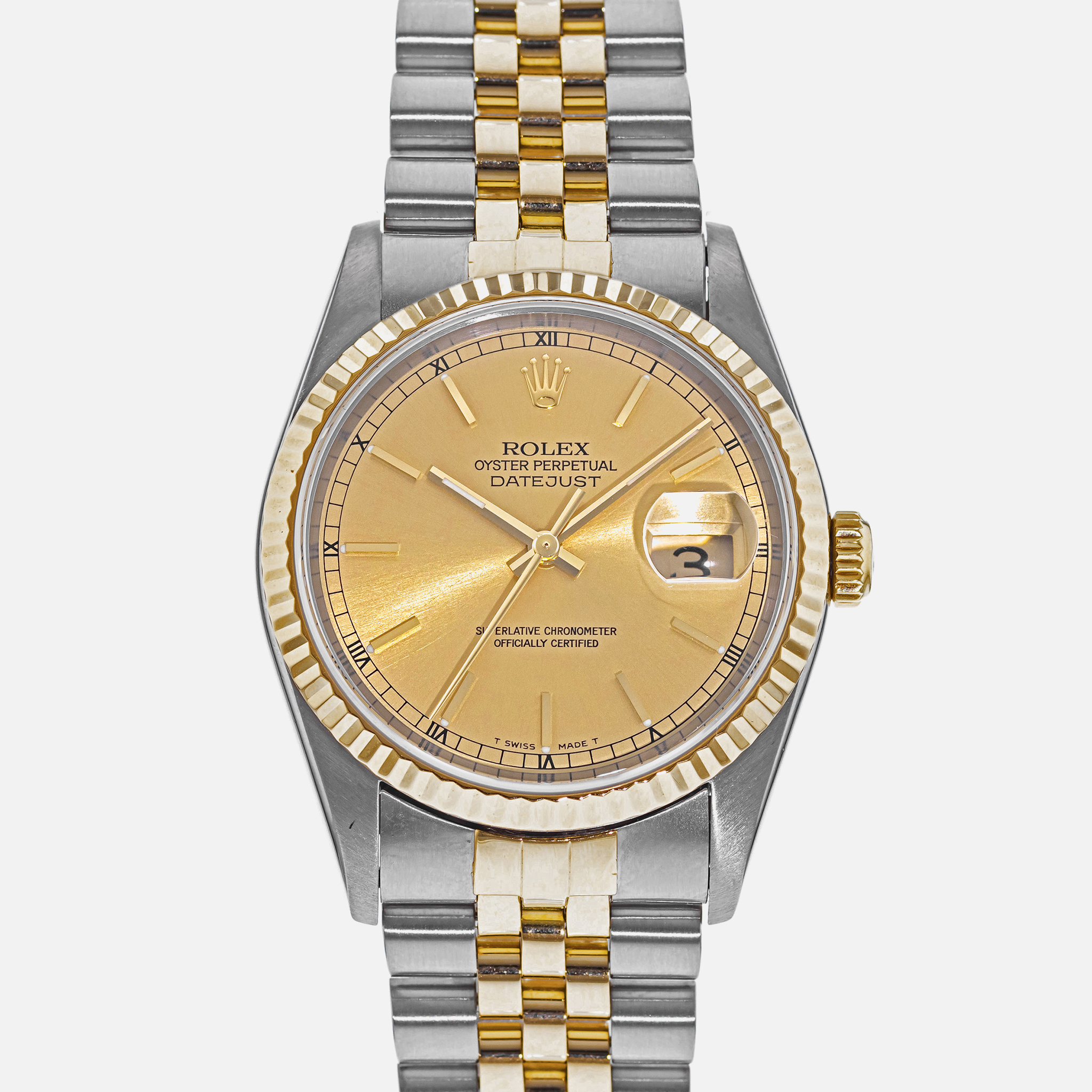 RolexDatejust 36mm Ref. 16233 In Two Tone