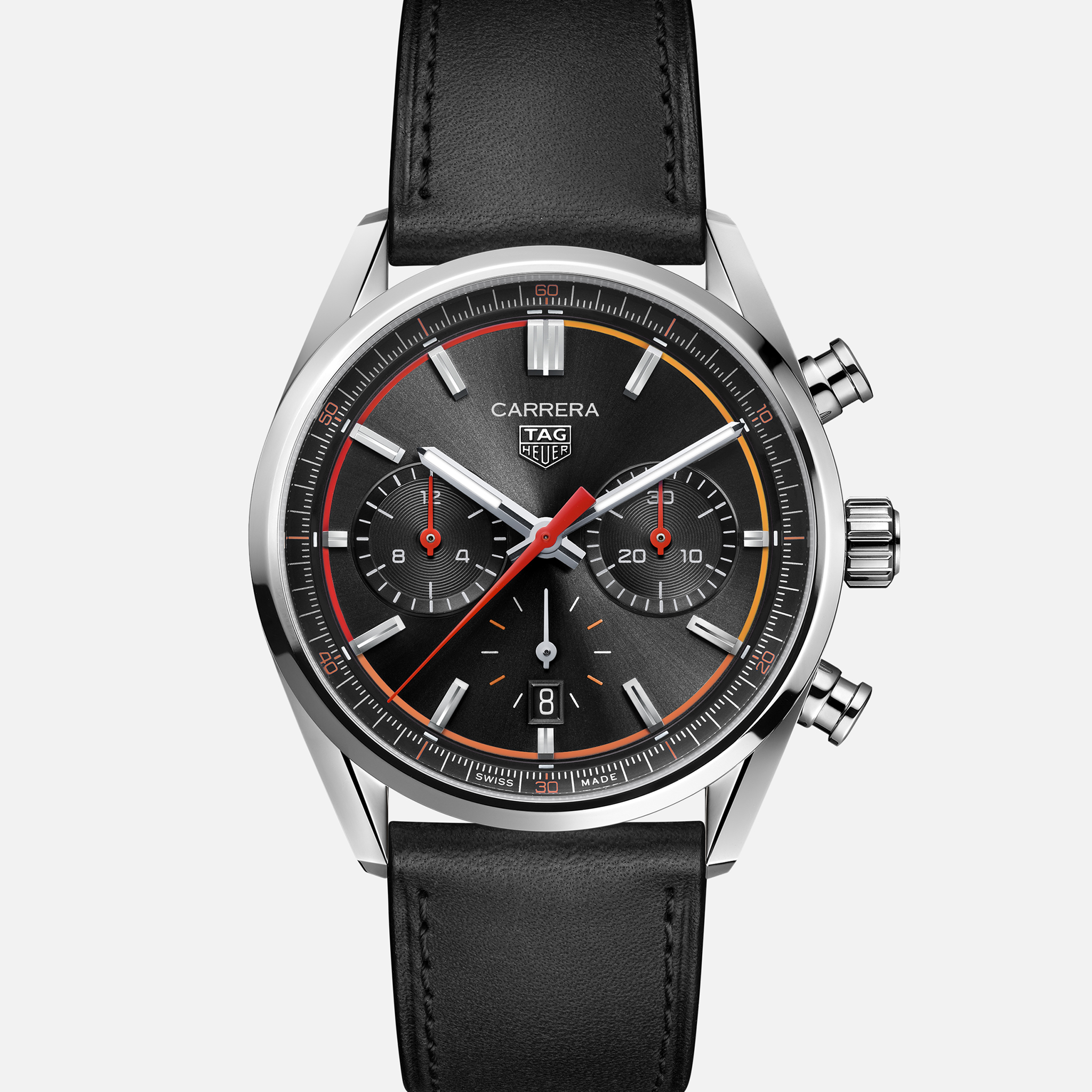 TAG HeuerCarrera Chrono 42mm with Black Dial