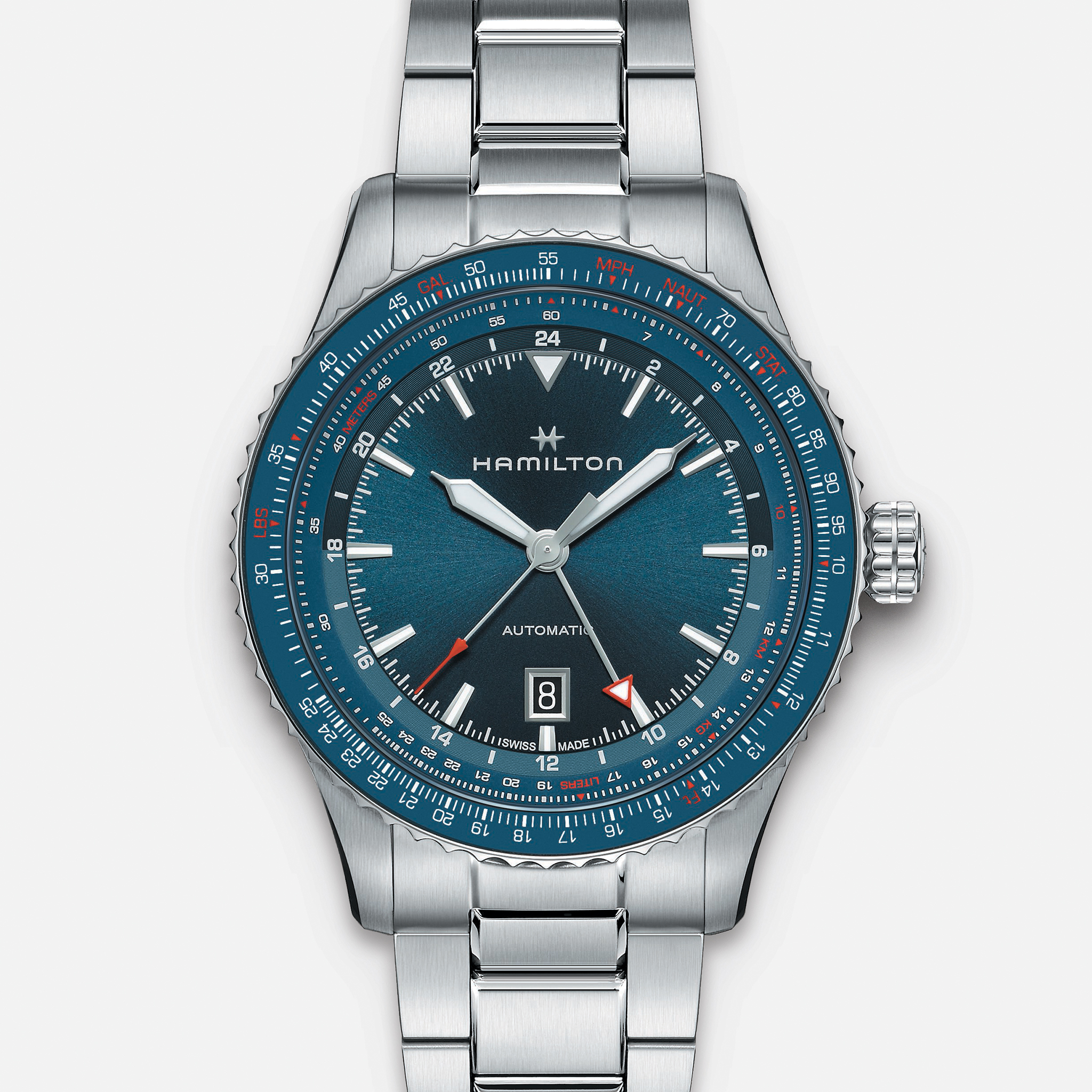 HamiltonKhaki Aviation Converter Automatic GMT On Bracelet