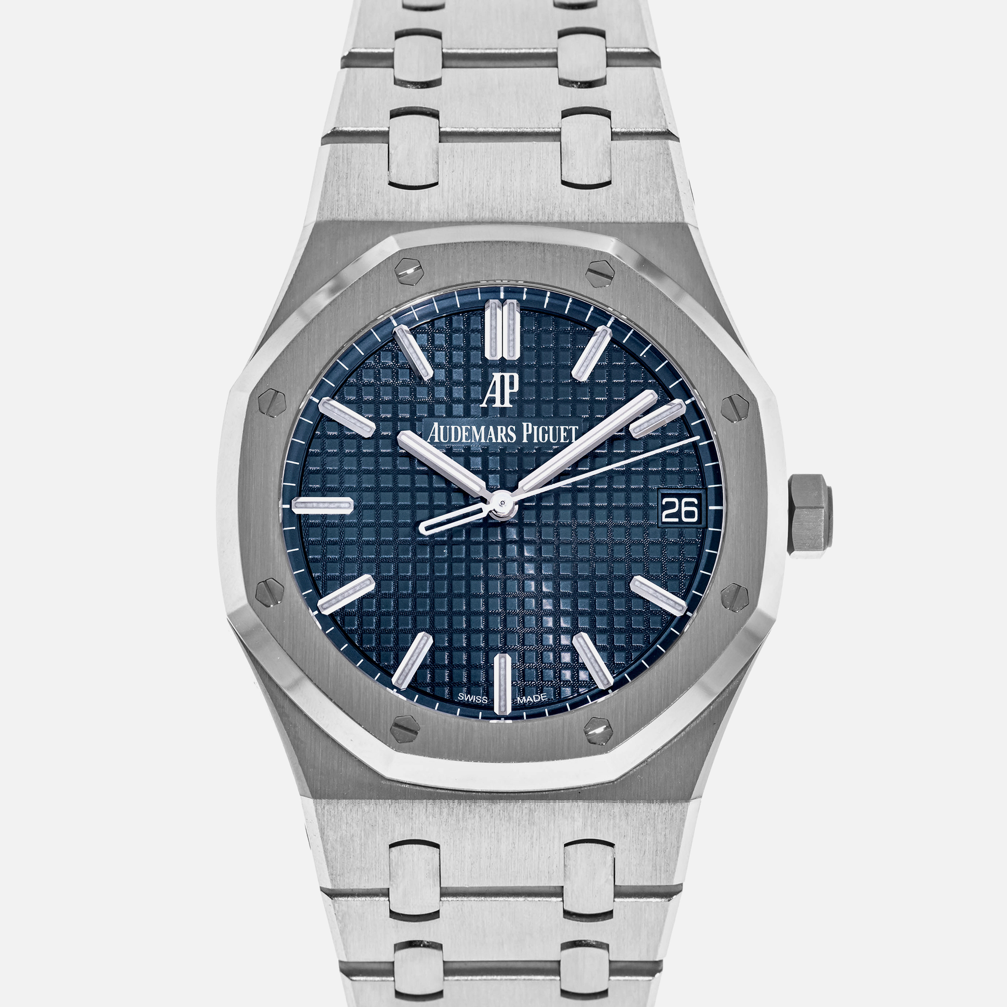 Audemars PiguetRoyal Oak Selfwinding Ref. 15500ST Blue Dial In Stainless Steel