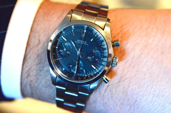 SPOTTED A Rolex Pre Daytona Ref 6238 With A Black Dial And Why