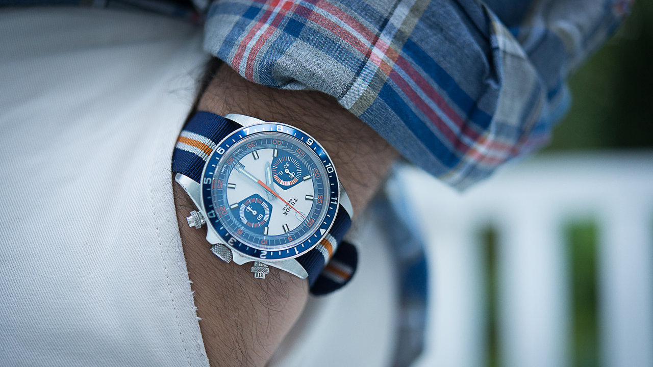 Heritage on sale chrono blue