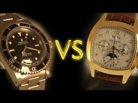 Rolex vs outlet patek