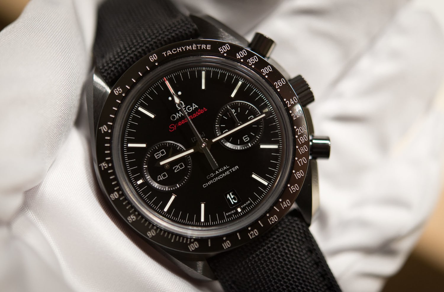 Thoughts On The Omega Speedmaster Dark Side Of The Moon: Just How Good Is  The Ceramic Speedmaster? (Live Pics + Pricing) - Hodinkee