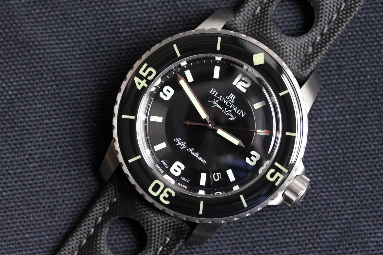 Blancpain fifty fathoms 2025 tribute to aqualung