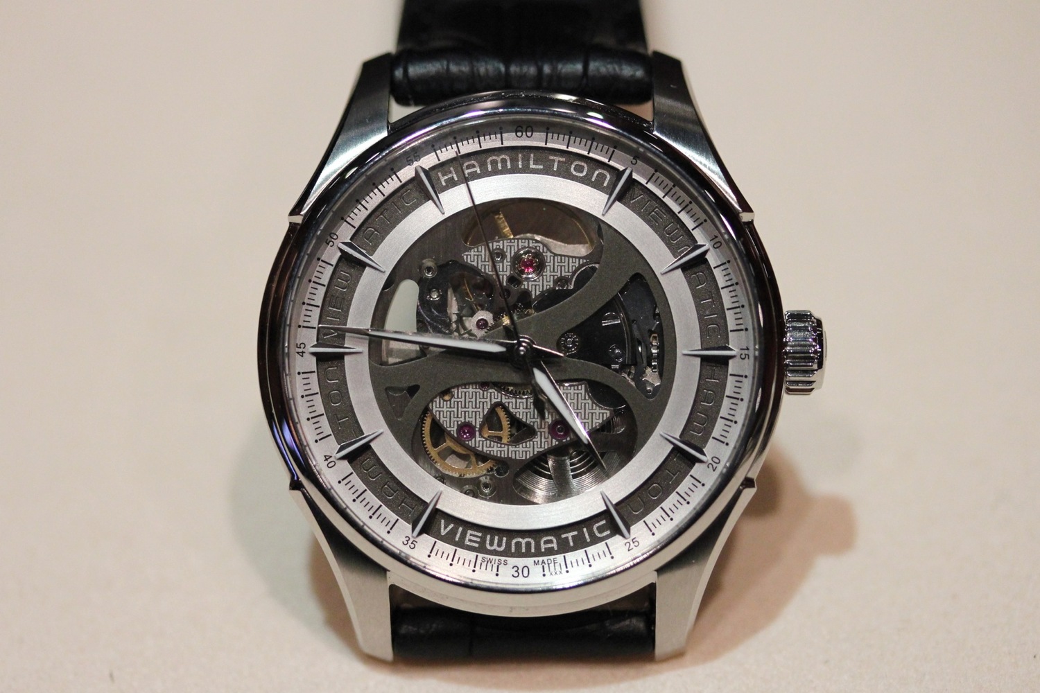 Hamilton jazzmaster viewmatic 2025 skeleton gent auto