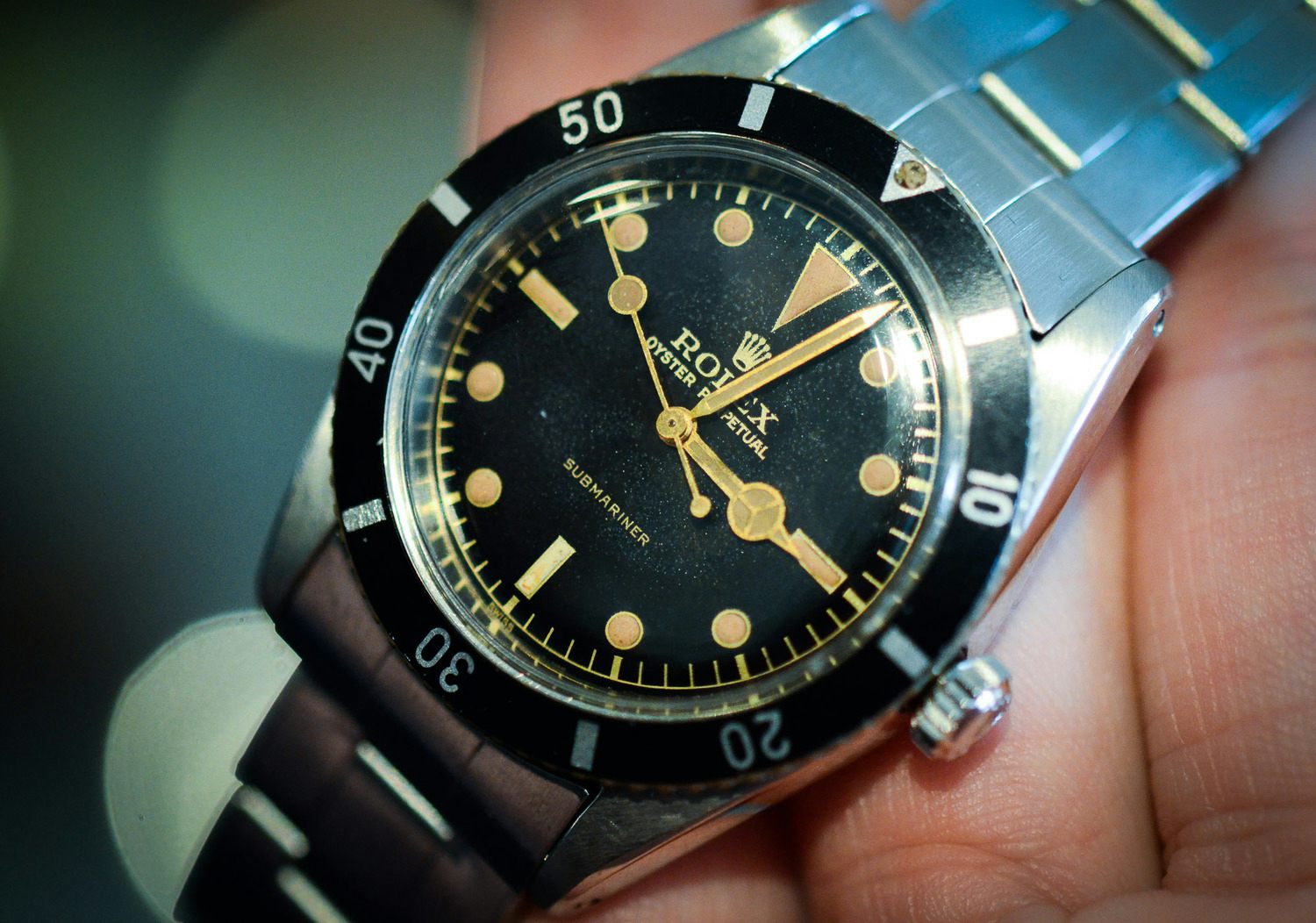 A Minute With A Super-Early Rolex Submariner, A Reference 6205 From 1954 - HODINKEE