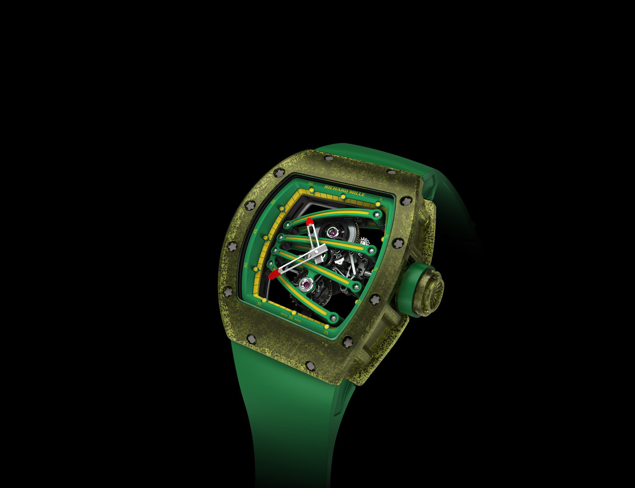 Introducing The Richard Mille 59 01 Tourbillon Yohan Blake A 620 000 Asymetrical Tourbillon For A Left Handed Sprinter Hodinkee