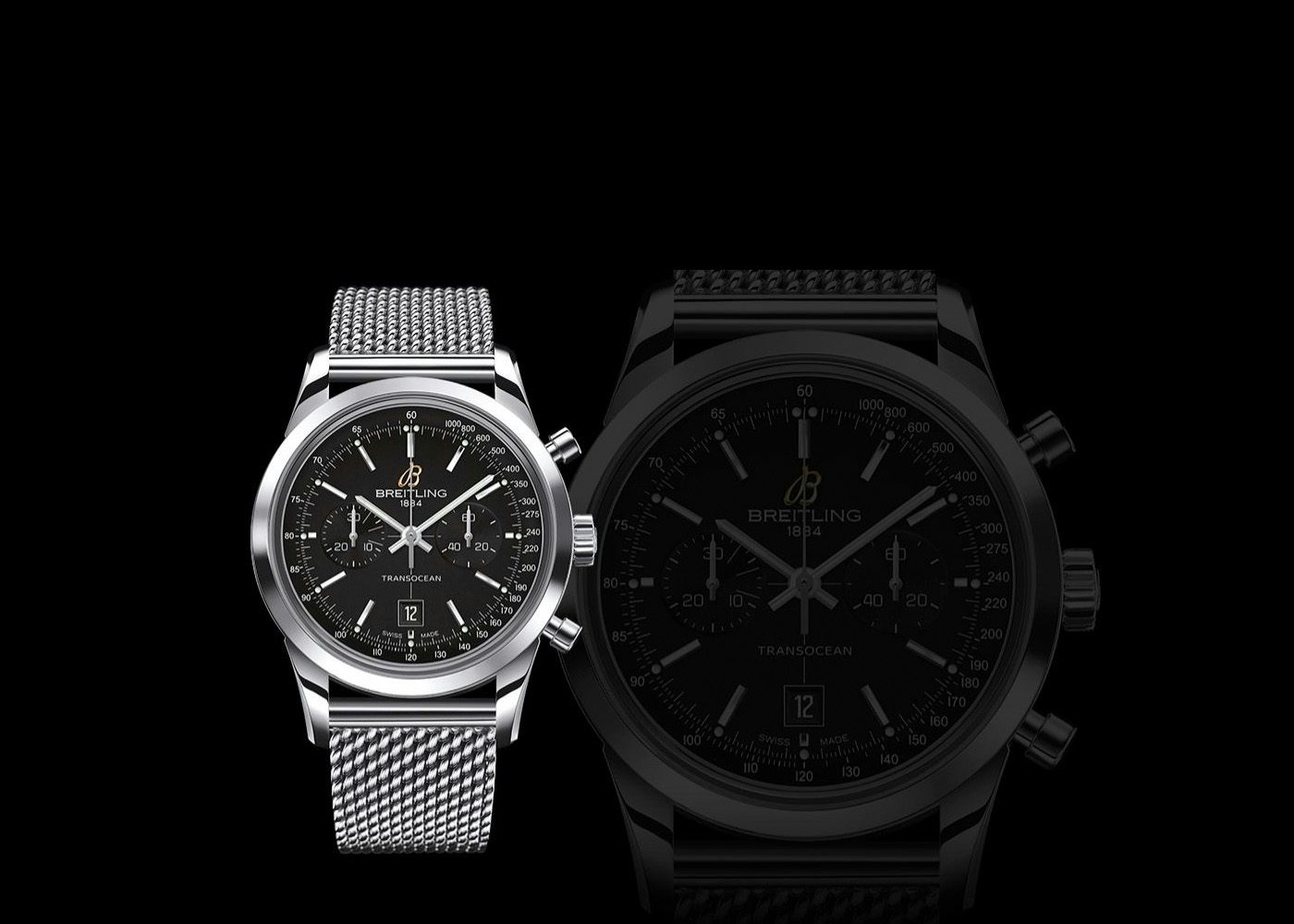 Beautiful Breitling, the Transocean Chronograph - Monochrome Watches