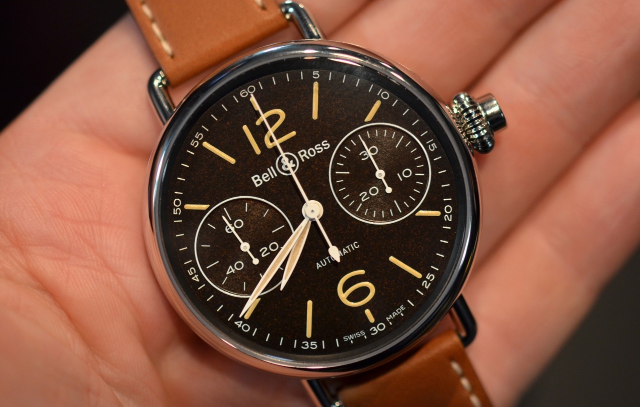 Introducing The Bell Ross WWI Monopusher Chronograph Live