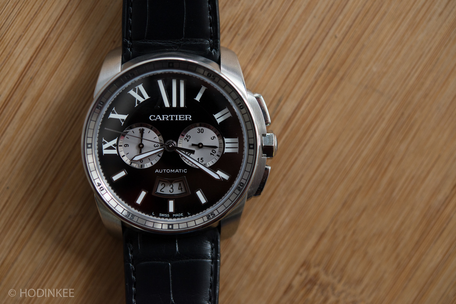 calibre de cartier chronograph watch review