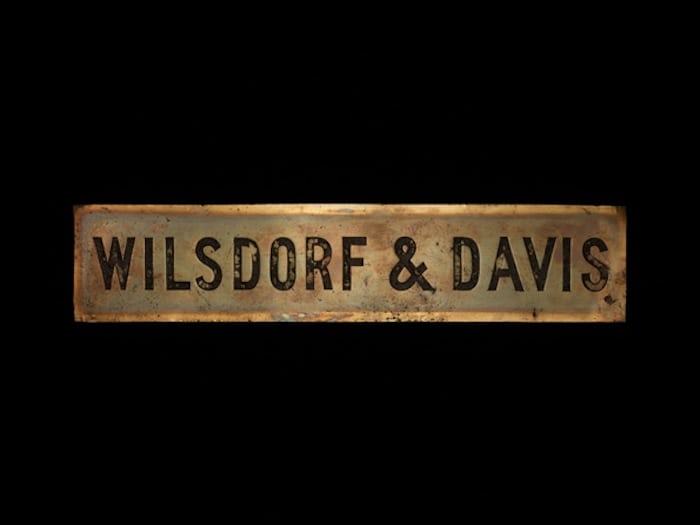 Wilsdorf & Davis sign
